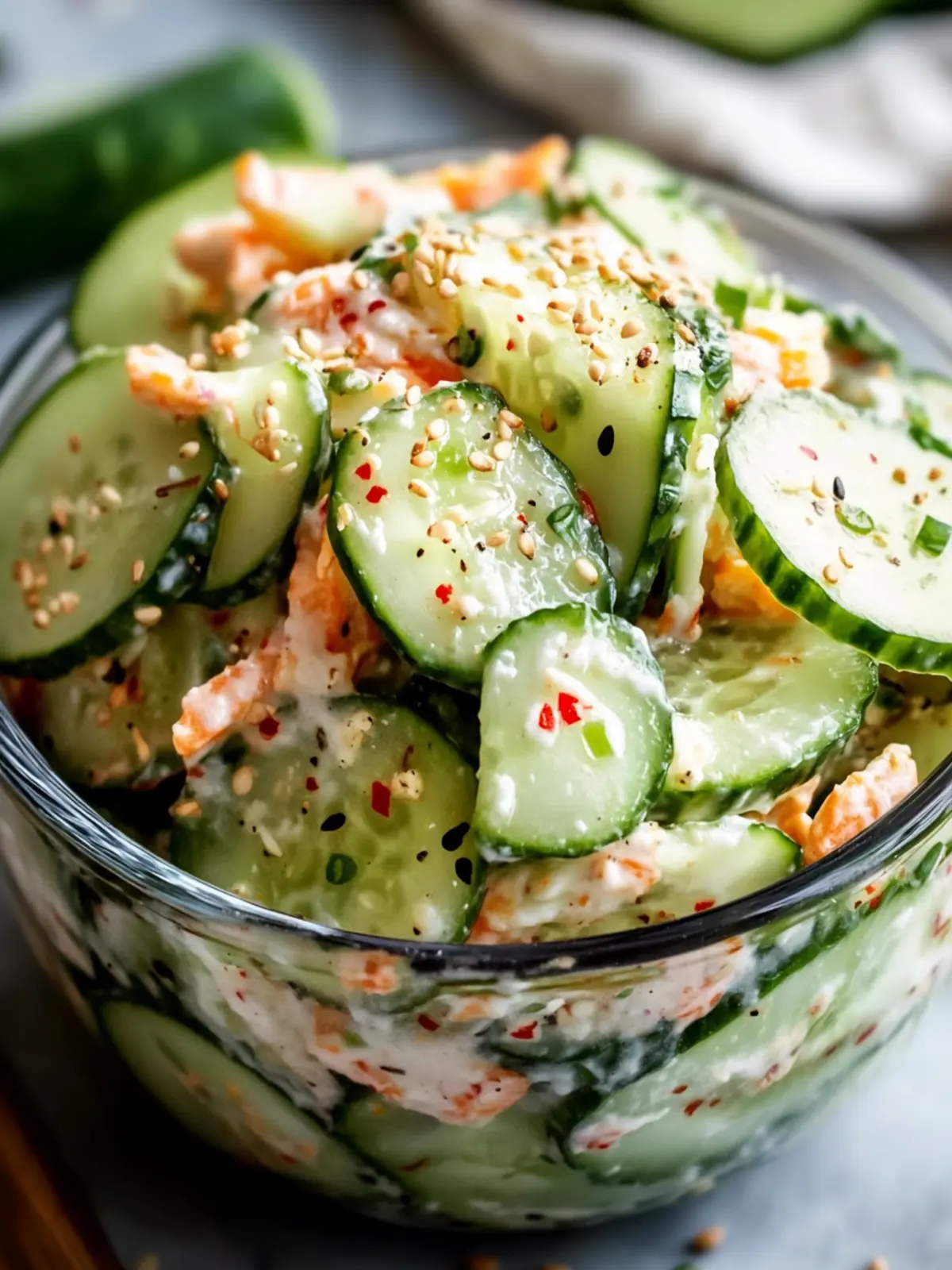 Easy California Roll Cucumber Salad for a Refreshing Twist 5 Easy California Roll Cucumber Salad