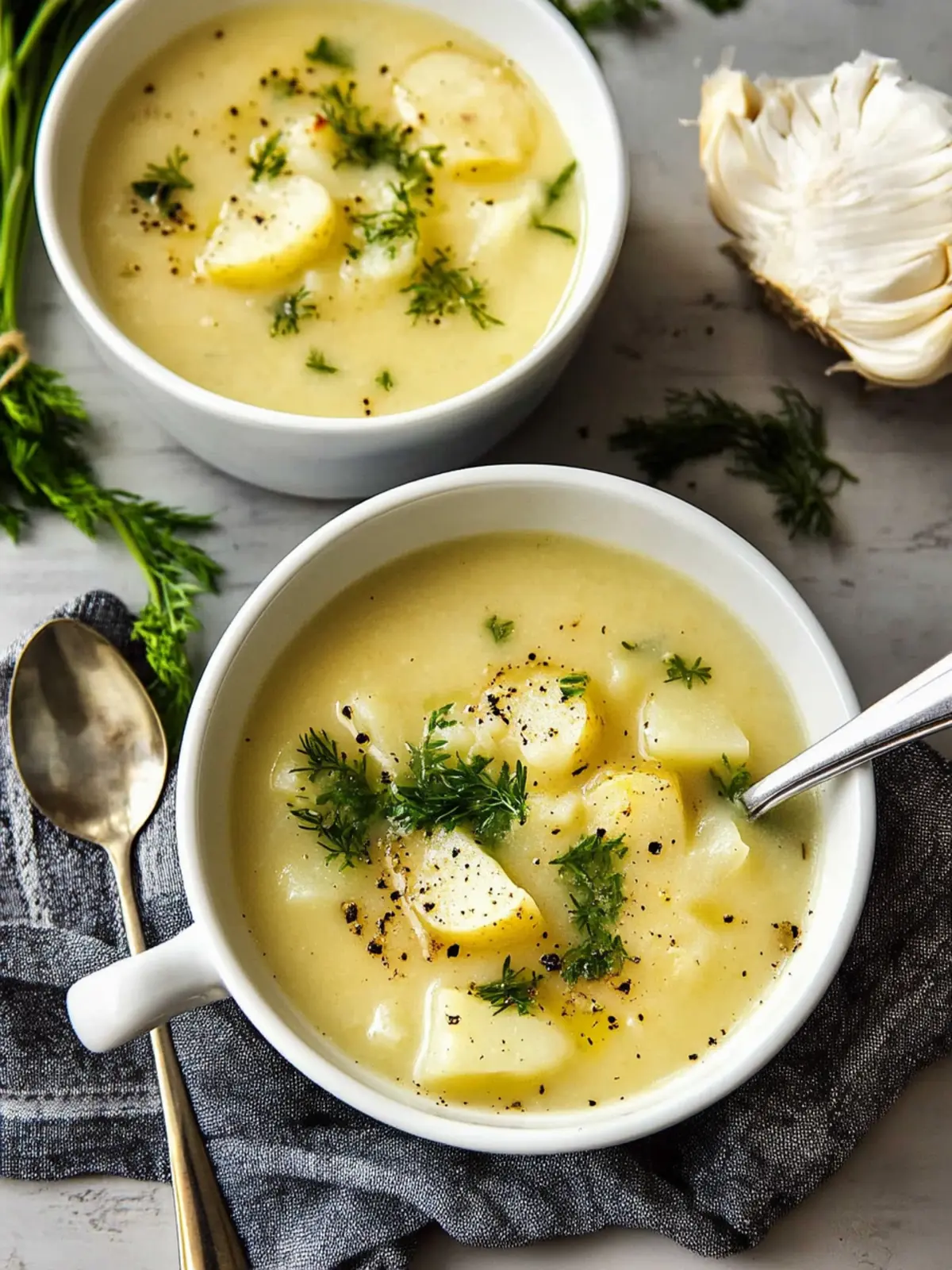 Warm Up with Roasted Garlic Potato Soup That Nourishes the Soul 2 Roasted Garlic Potato Soup