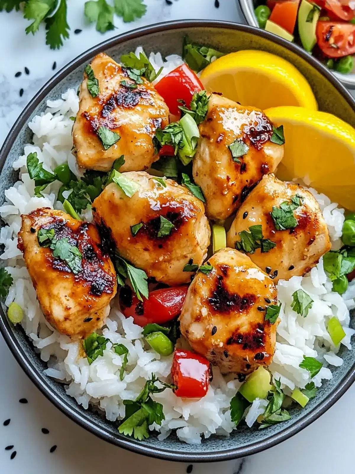 Tropical Hawaiian Chicken with Creamy Coconut Rice Bliss 3 Hawaiian Chicken with Coconut Rice