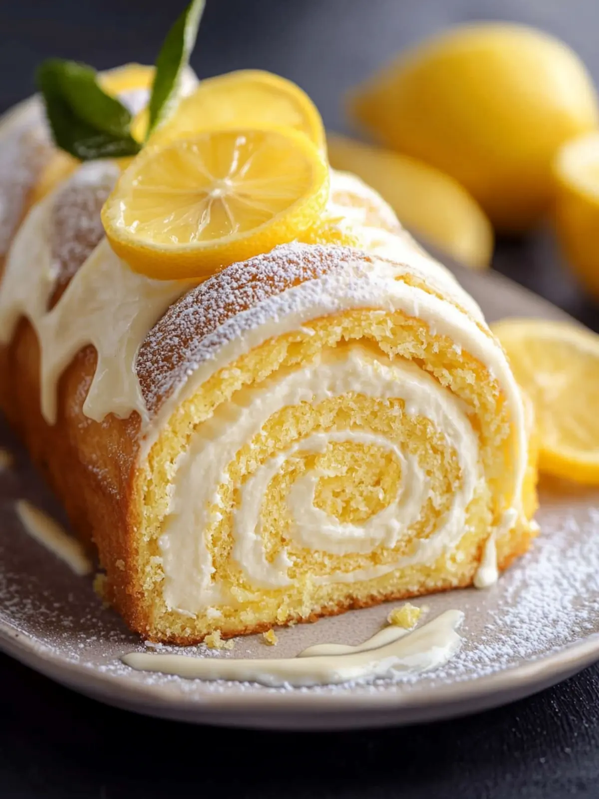 Irresistible Lemon Cream Swiss Roll: Brighten Up Your Dessert 5 Lemon Cream Swiss Roll