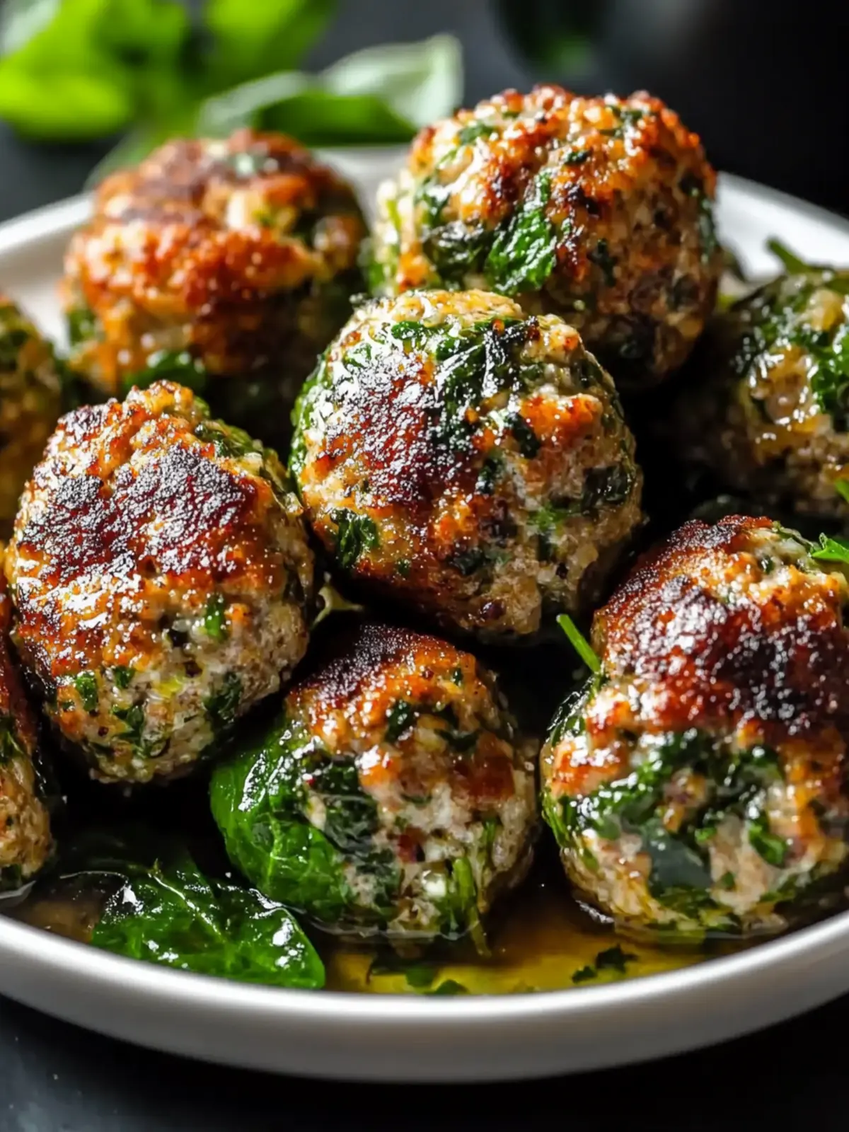 Spinach Garlic Meatballs Recipe for a Cozy Dinner Delight 3 Spinach Garlic Meatballs Recipe