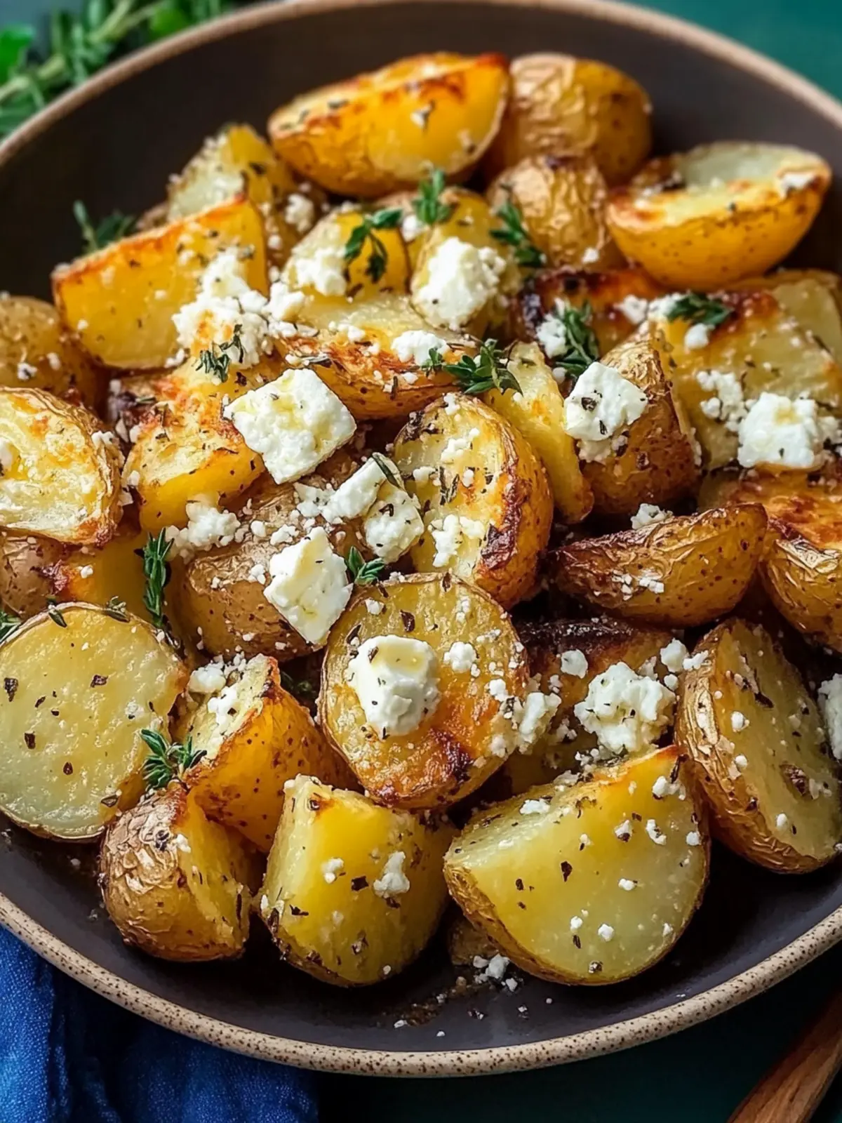 Greek Feta Roast Potatoes: A Creamy Mediterranean Delight 5 Greek Feta Roast Potatoes