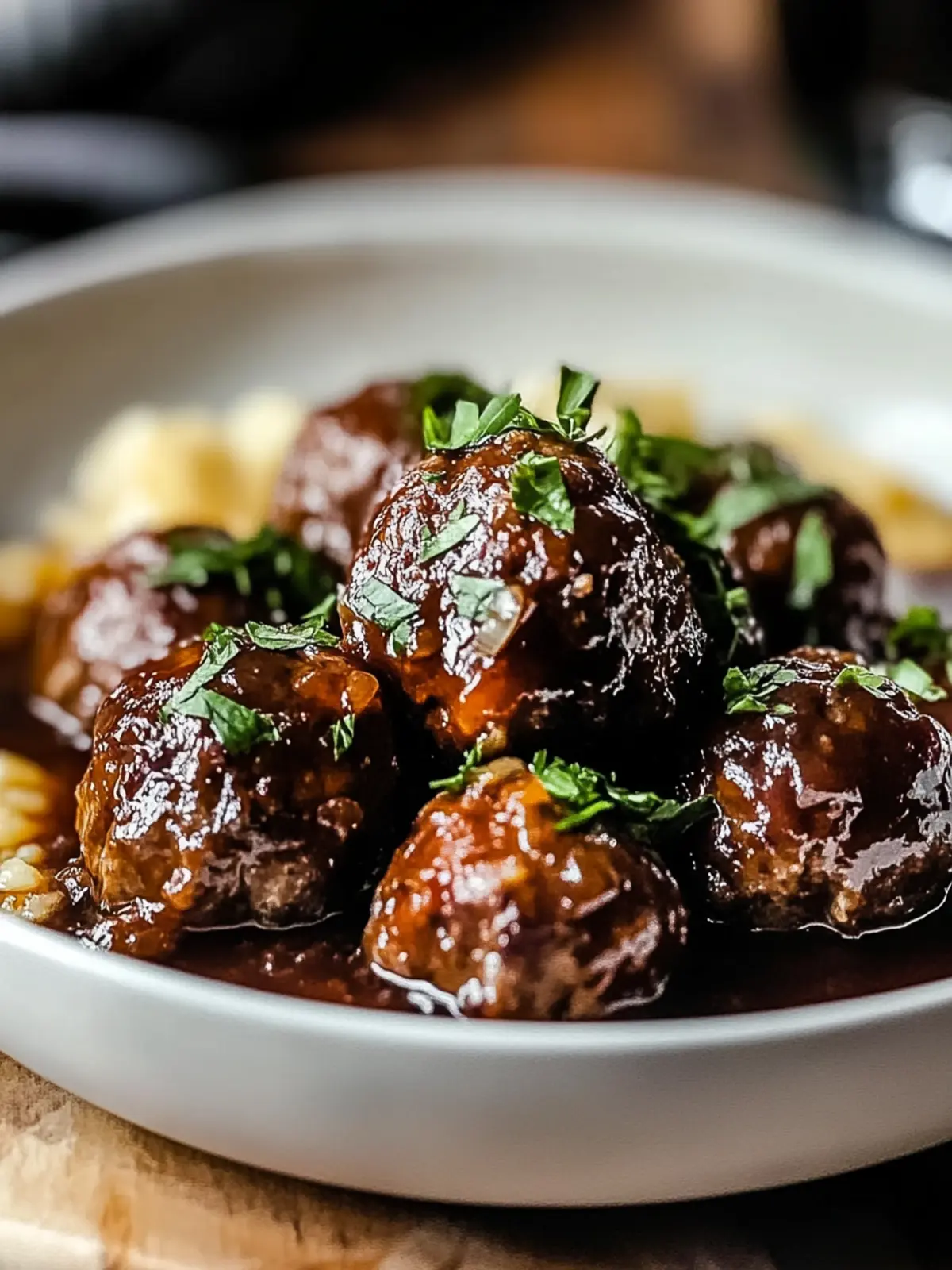 Mouthwatering Red Wine Braised Meatballs for Cozy Nights 2 Red Wine Braised Meatballs
