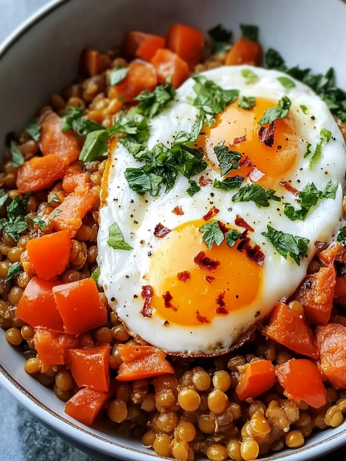 Savory Lentil Breakfast Bowl for a Flavor-Packed Morning Boost 3 Savory Lentil Breakfast Bowl