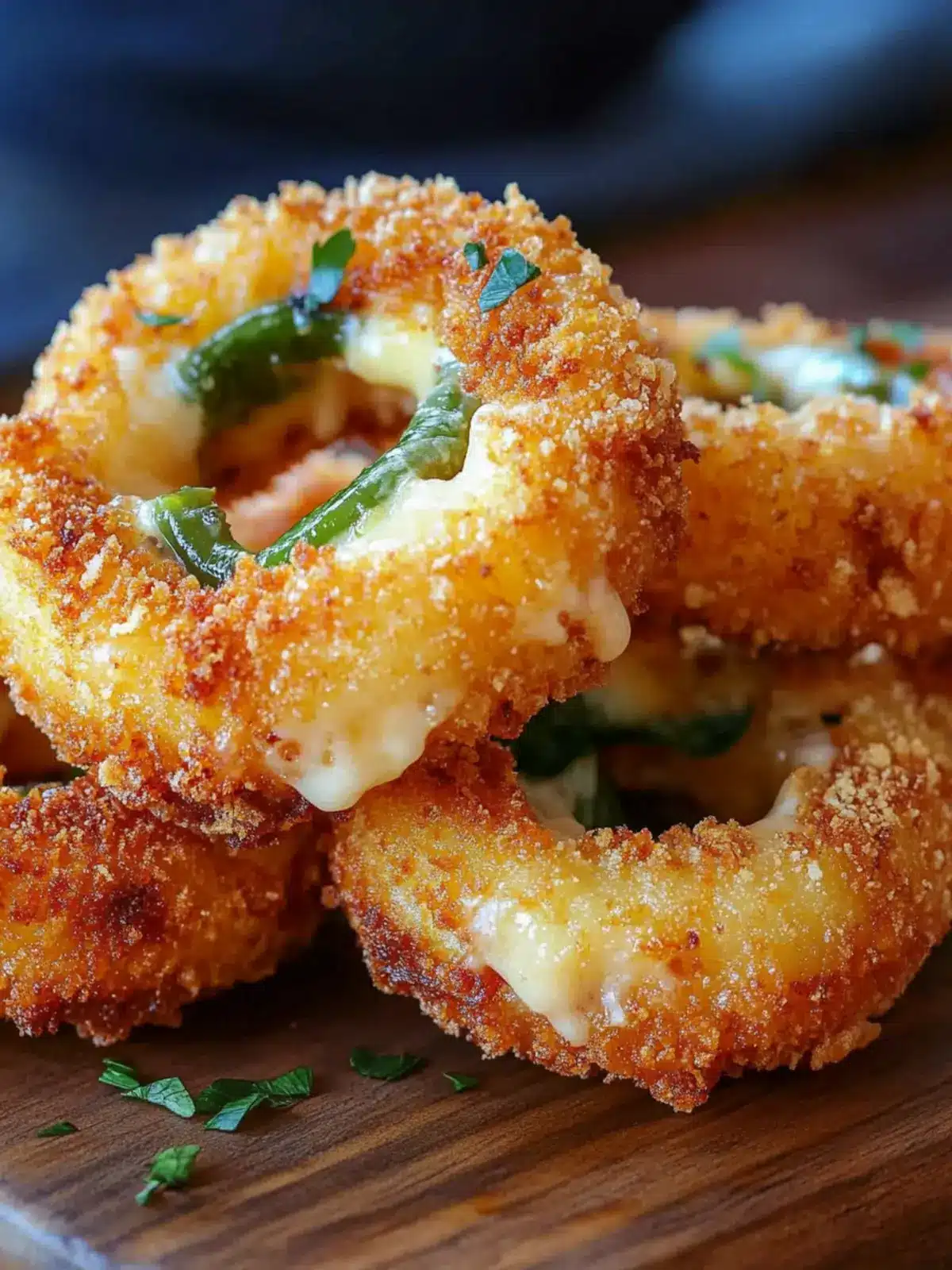 Crispy Jalapeño Popper Stuffed Onion Rings Recipe You’ll Love 3 Jalapeño Popper Stuffed Onion Rings Recipe