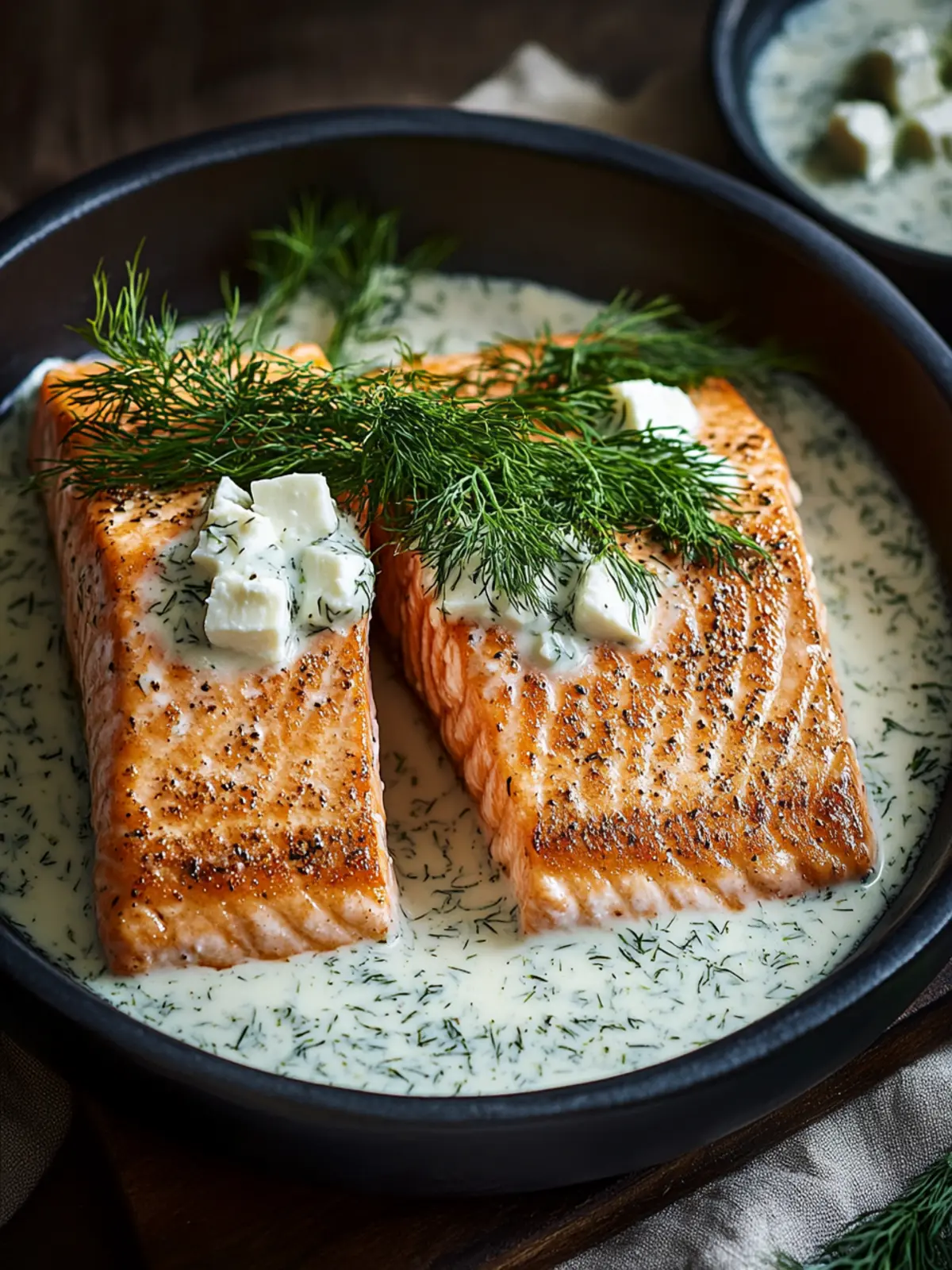 Salmon with Feta Dill Sauce: Elevate Your Dinner Tonight 5 Salmon with Feta Dill Sauce