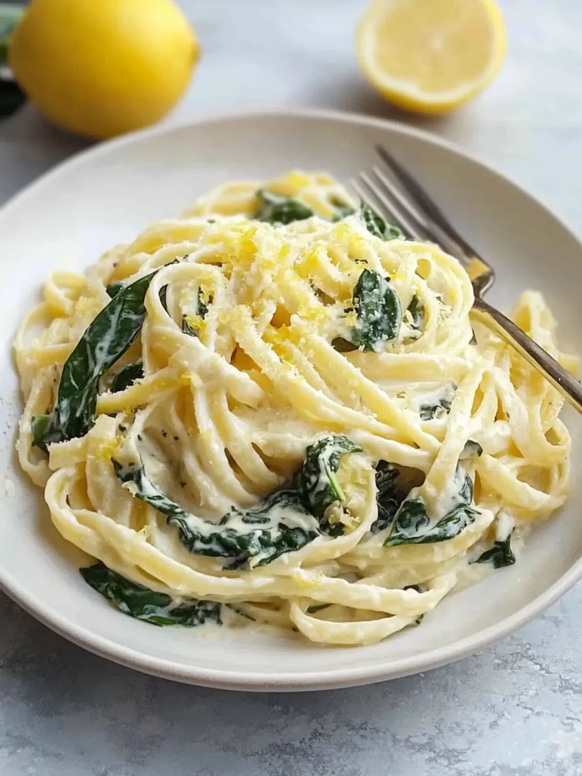 Easy Lemon Ricotta Pasta & Spinach: Fresh Flavor in 15 Minutes 4 EASY LEMON RICOTTA PASTA & SPINACH