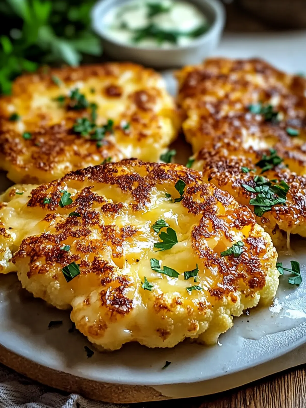 Golden Crusted Cheesy Cauliflower Steaks That Wow Every Bite 3 Golden Crusted Cheesy Cauliflower Steaks