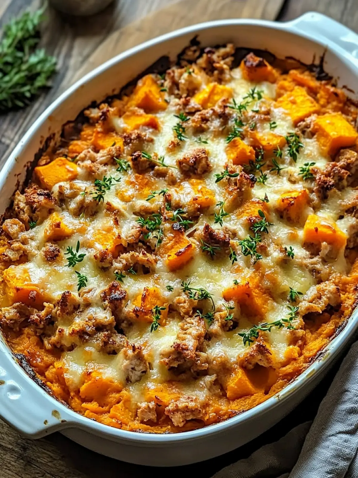 One-Pan Sweet Potato and Turkey Casserole for Cozy Evenings 4 One-Pan Sweet Potato and Turkey Casserole