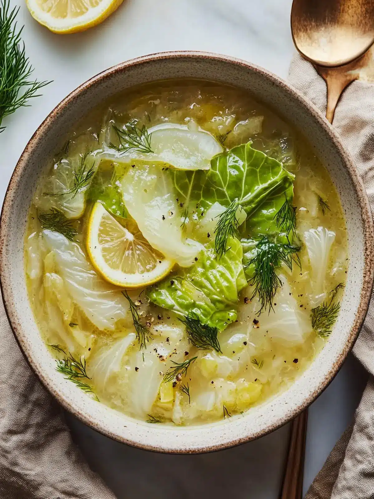 Lemon Dill Cabbage Soup: Cozy Comfort in Every Spoonful 4 Lemon Dill Cabbage Soup