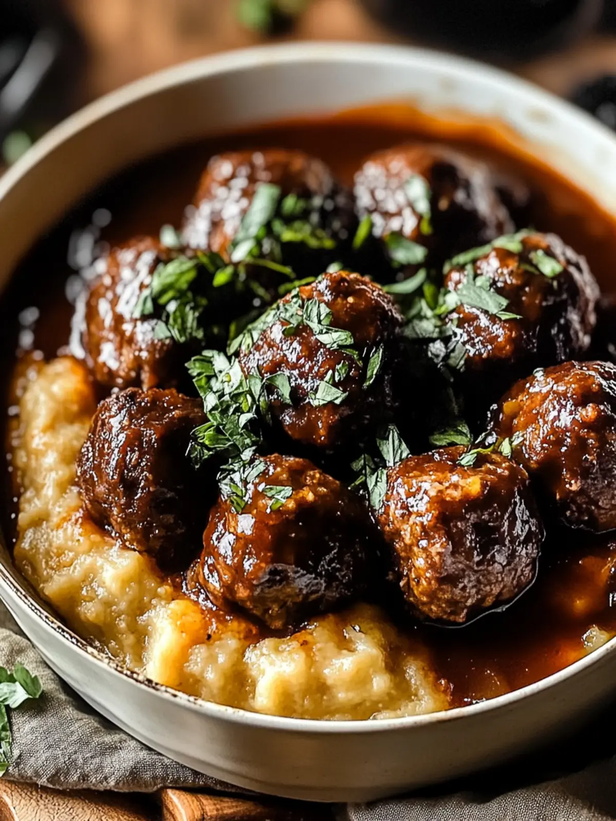 Mouthwatering Red Wine Braised Meatballs for Cozy Nights 3 Red Wine Braised Meatballs