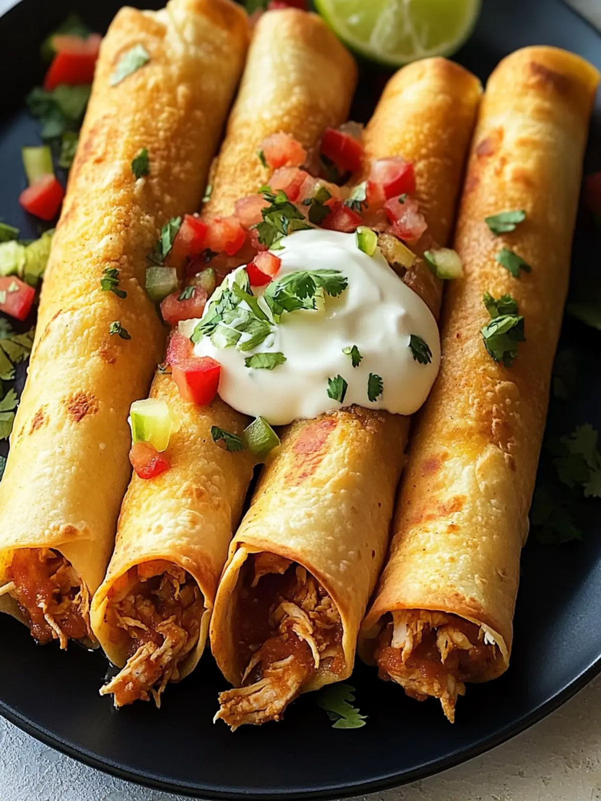 Crispy Crunchy Oven-Baked Chicken Taquitos You’ll Love 3 Crunchy Oven-Baked Chicken Taquitos