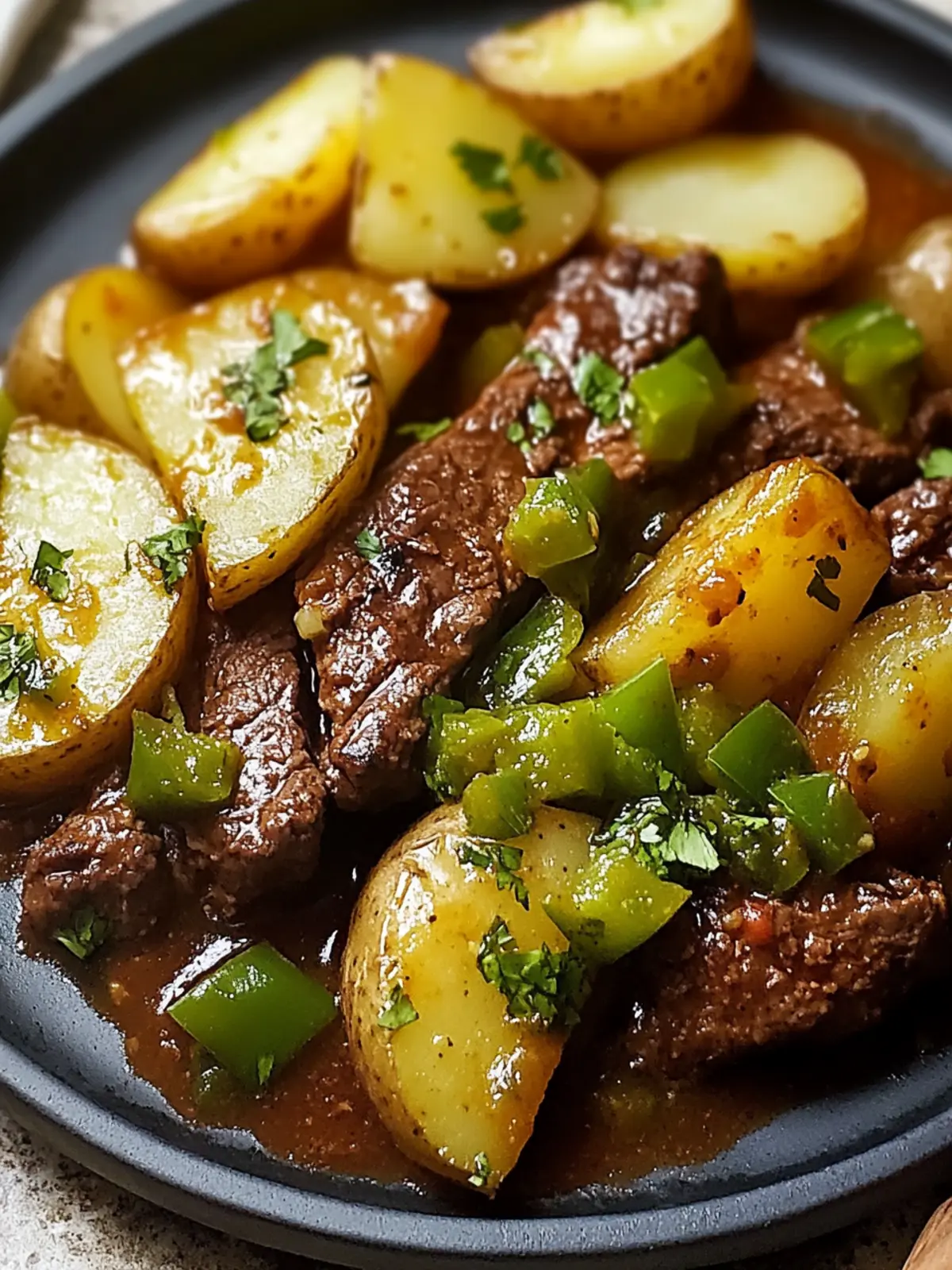 Savory Mexican Beef with Green Chile and Potato Delight 5 Mexican Beef with Green Chile and Potato