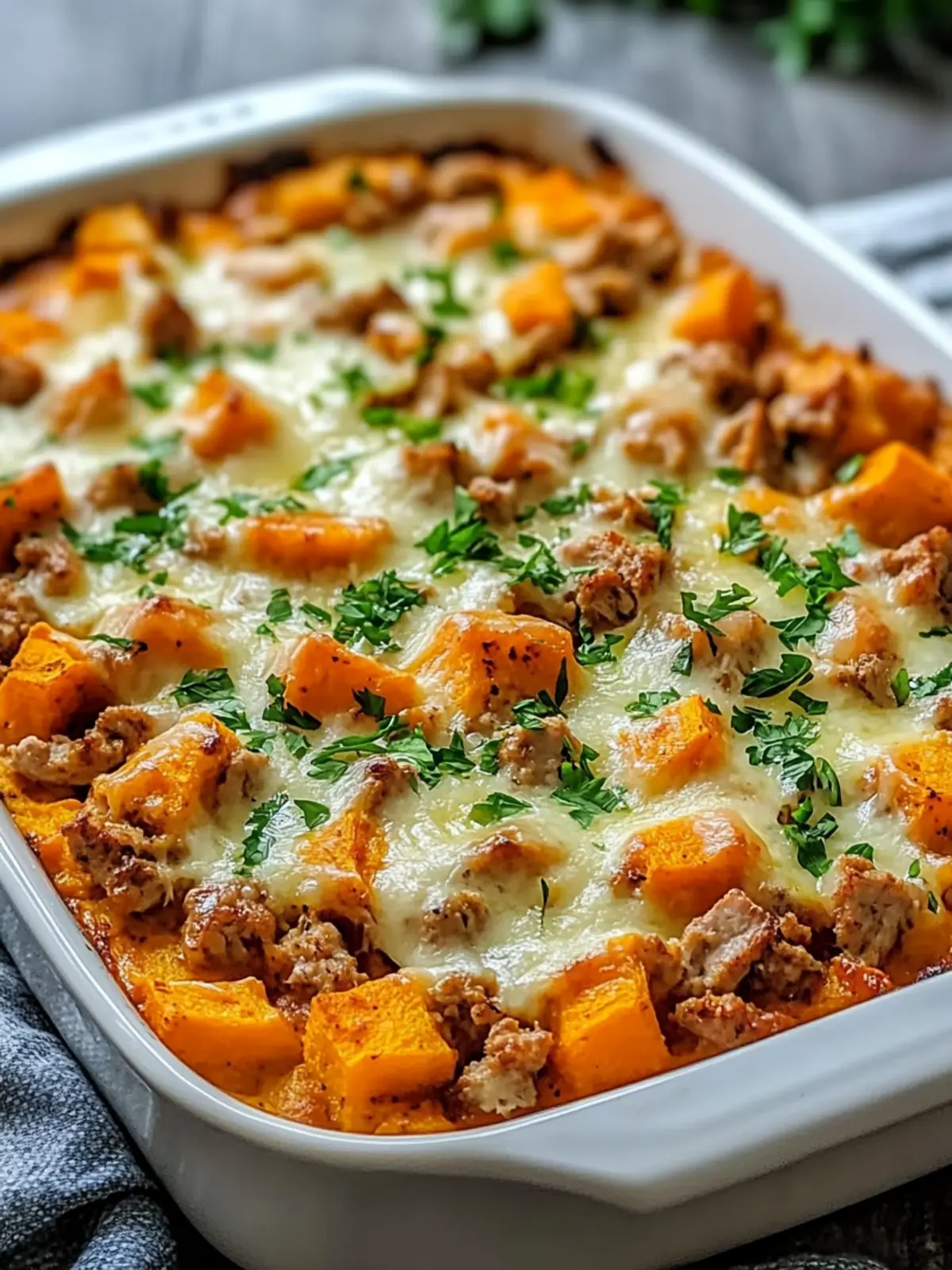 One-Pan Sweet Potato and Turkey Casserole for Cozy Evenings 5 One-Pan Sweet Potato and Turkey Casserole