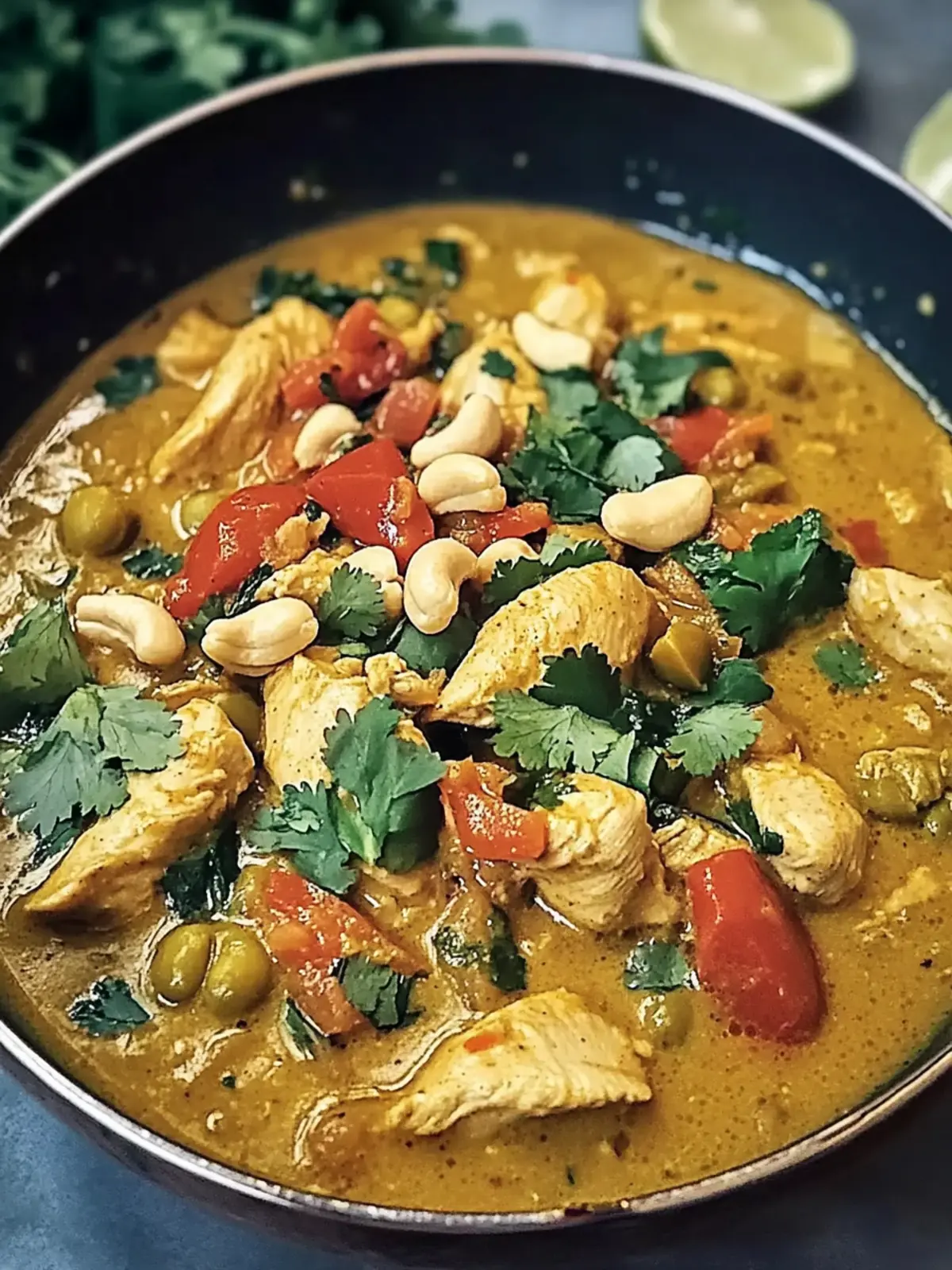 Irresistible Chicken and Cashew Kernel Sprout Curry Recipe 2 Chicken and Cashew Kernel Sprout Curry