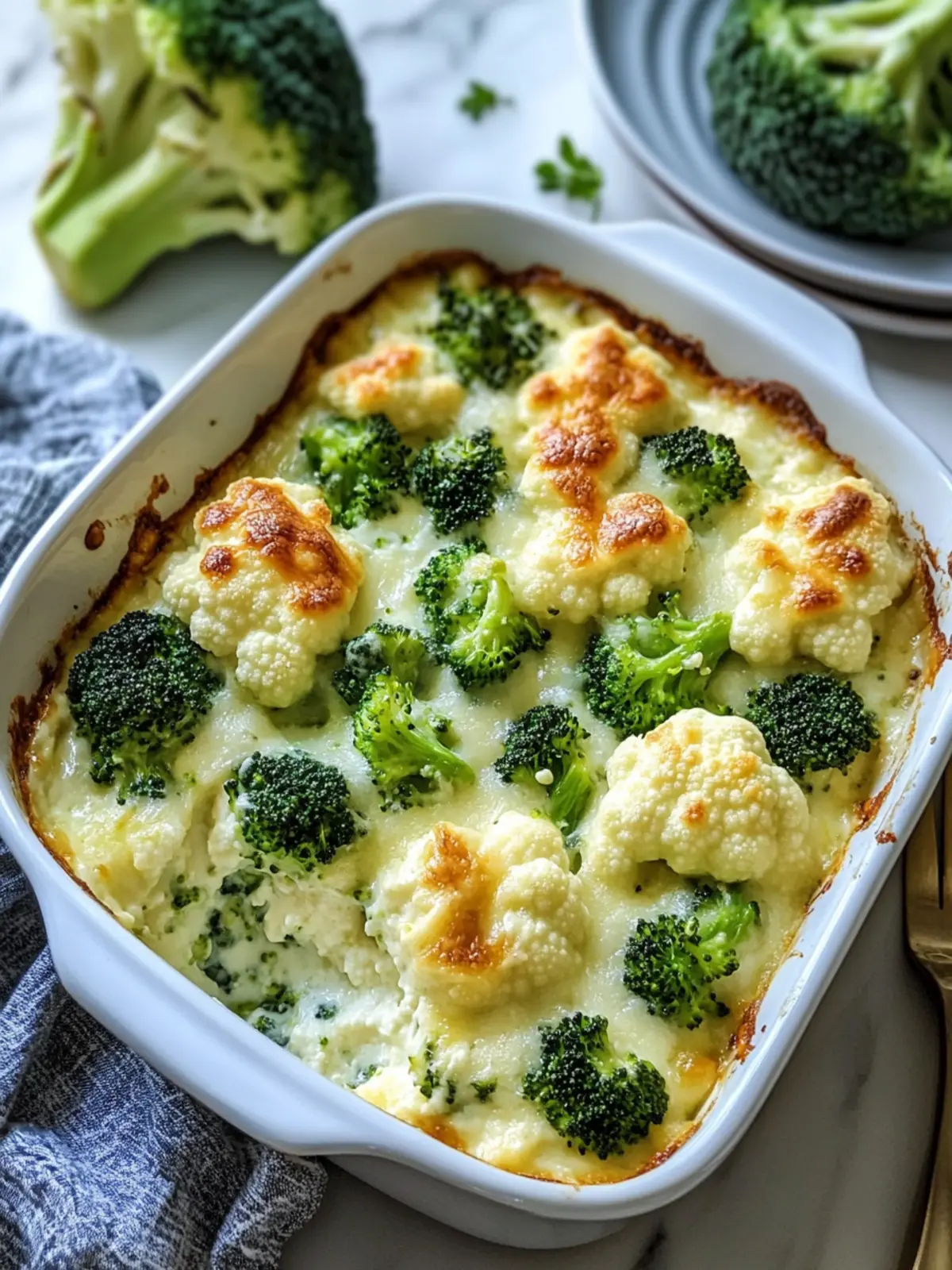 Savory Broccoli Cauliflower Cottage Cheese Bake for Cozy Nights 4 Broccoli Cauliflower Cottage Cheese Bake