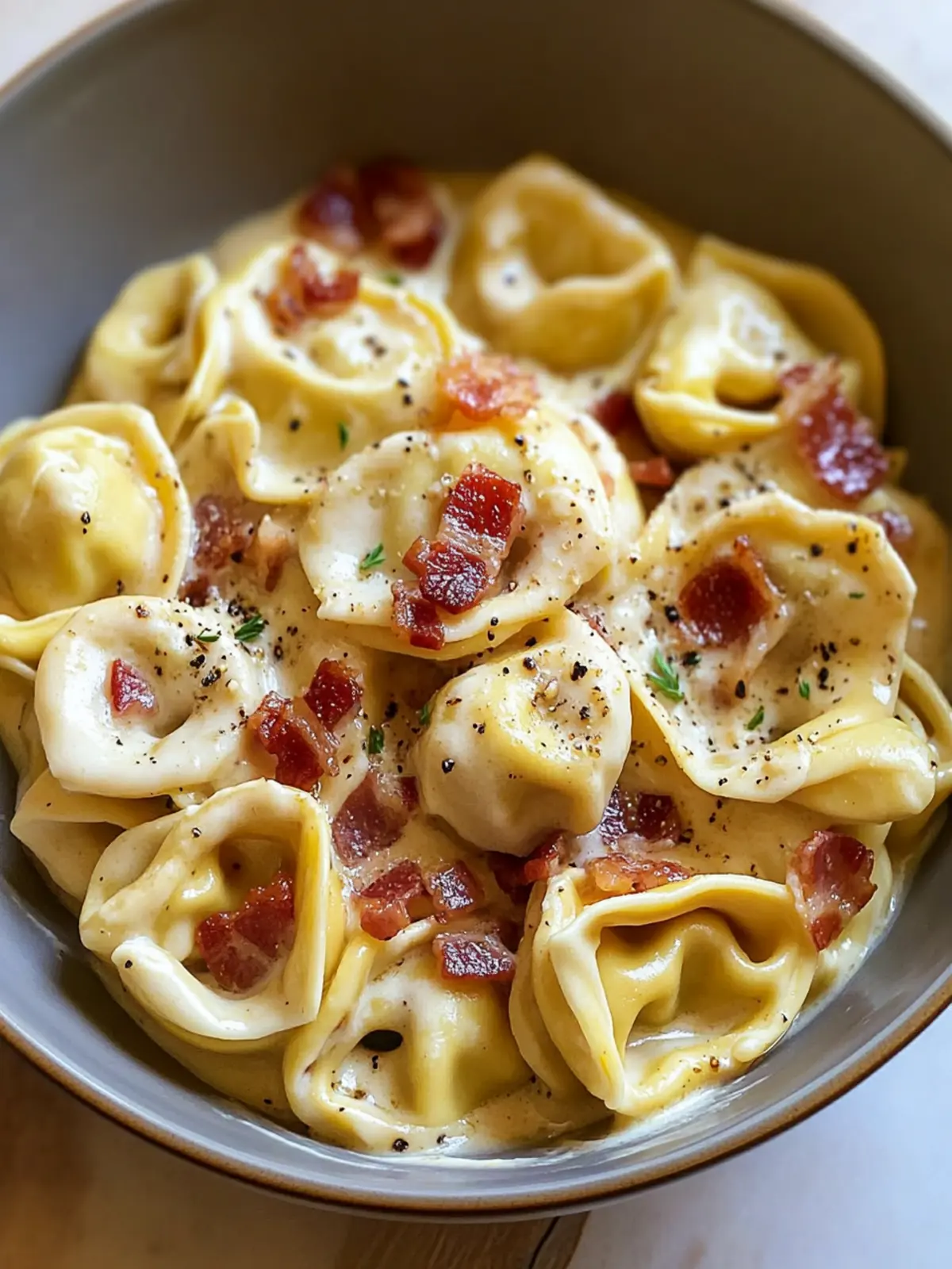 Creamy Bacon Cream Cheese Tortellini Recipe for Cozy Nights 2 Bacon Cream Cheese Tortellini Recipe