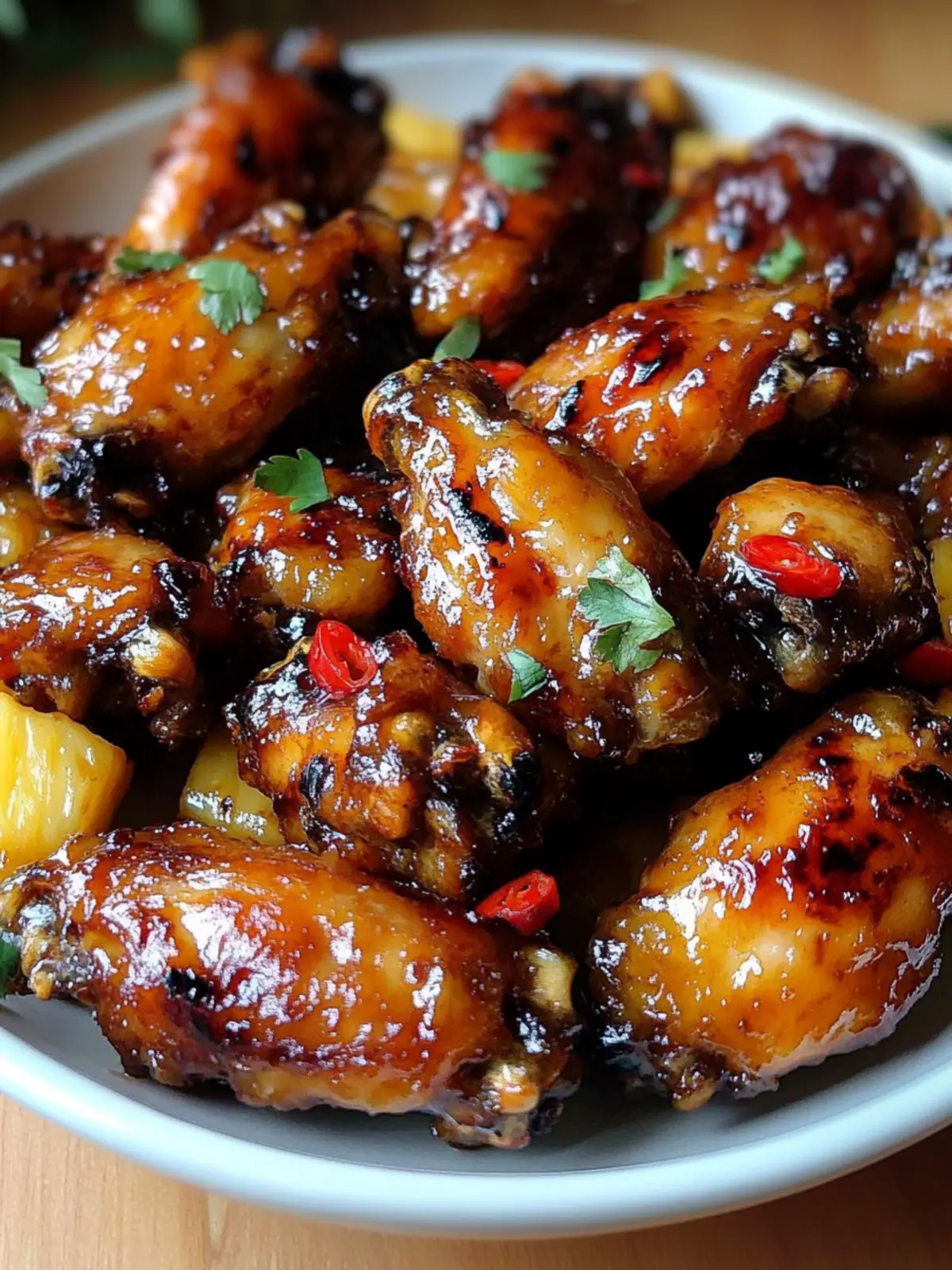 Sticky Pineapple-Teriyaki Chicken Wings That Wow Every Crowd 2 Sticky Pineapple-Teriyaki Chicken Wings