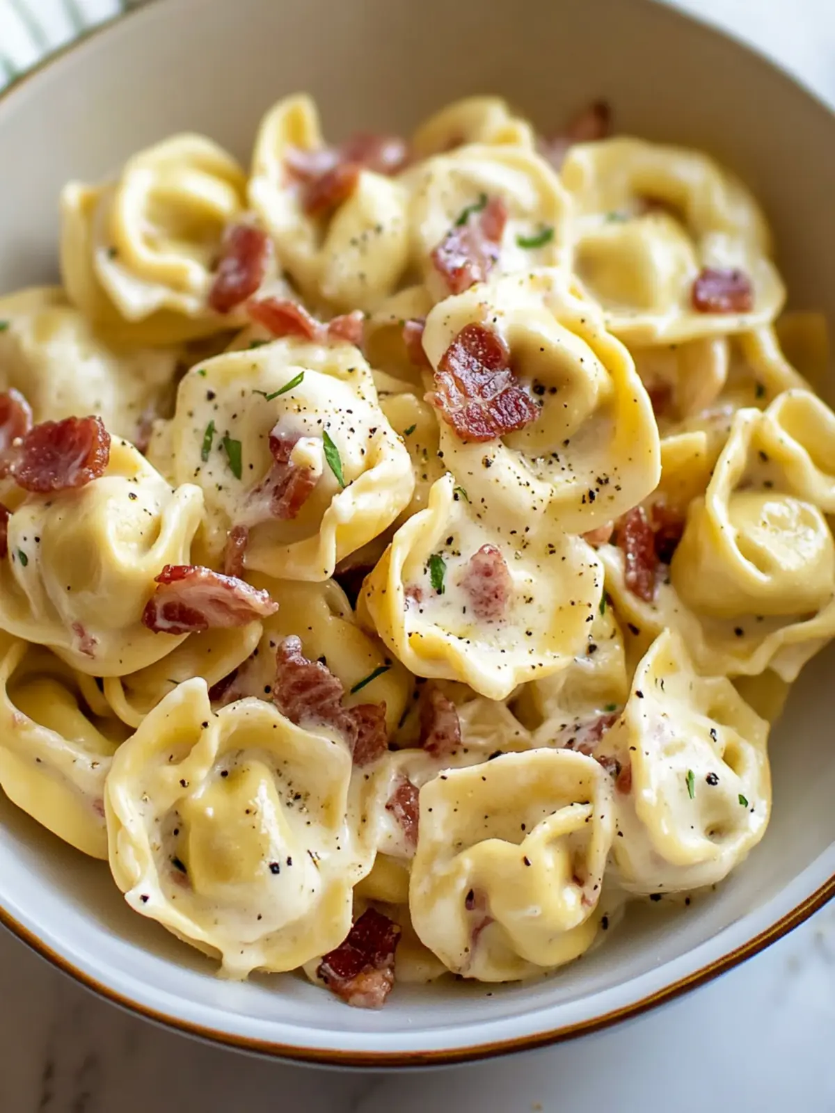Creamy Bacon Cream Cheese Tortellini Recipe for Cozy Nights 5 Bacon Cream Cheese Tortellini Recipe