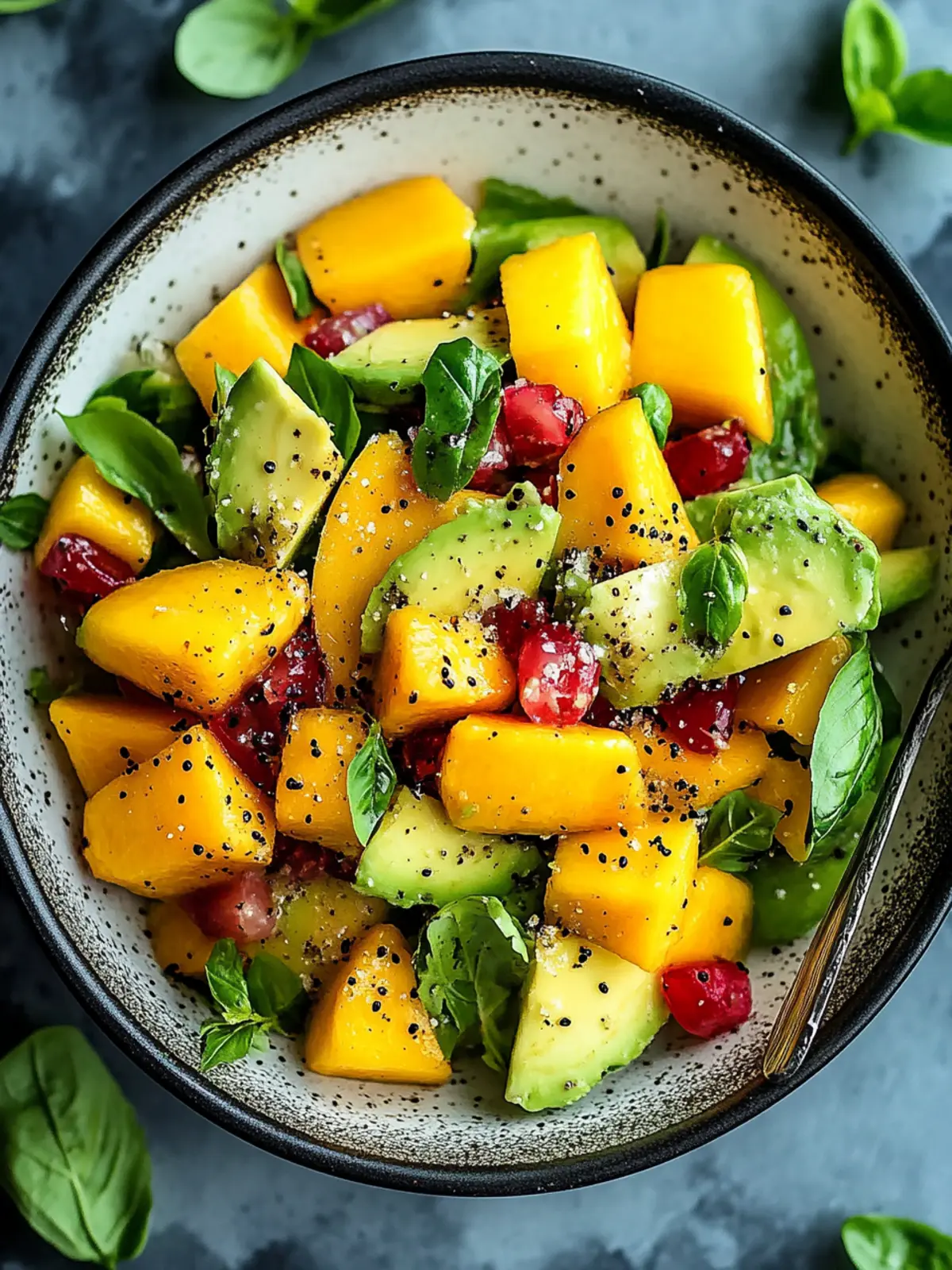 Zesty Avocado Mango Salad for a Refreshing Twist 2 Avocado Mango Salad