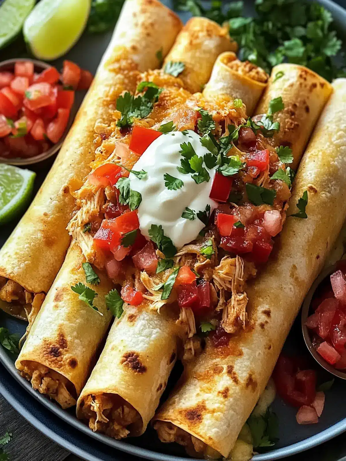 Crispy Crunchy Oven-Baked Chicken Taquitos You’ll Love 4 Crunchy Oven-Baked Chicken Taquitos