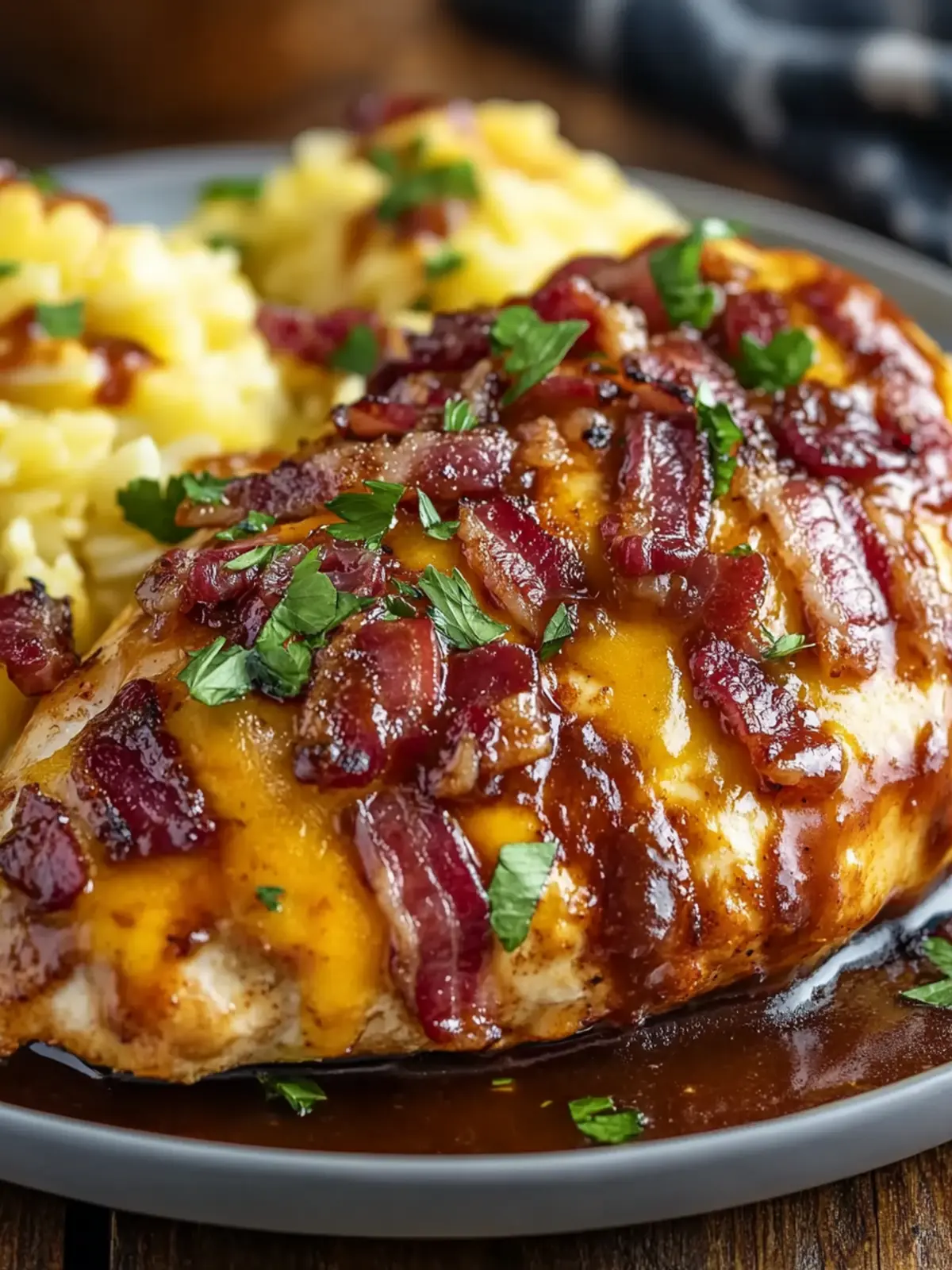 Savor Cowboy BBQ Bacon Cheddar Chicken for a Family Feast 4 Cowboy BBQ Bacon Cheddar Chicken