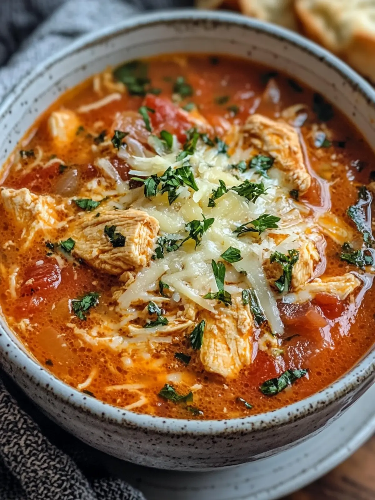 Cozy Up with Crockpot Chicken Parmesan Soup Delight 2 Crockpot Chicken Parmesan Soup