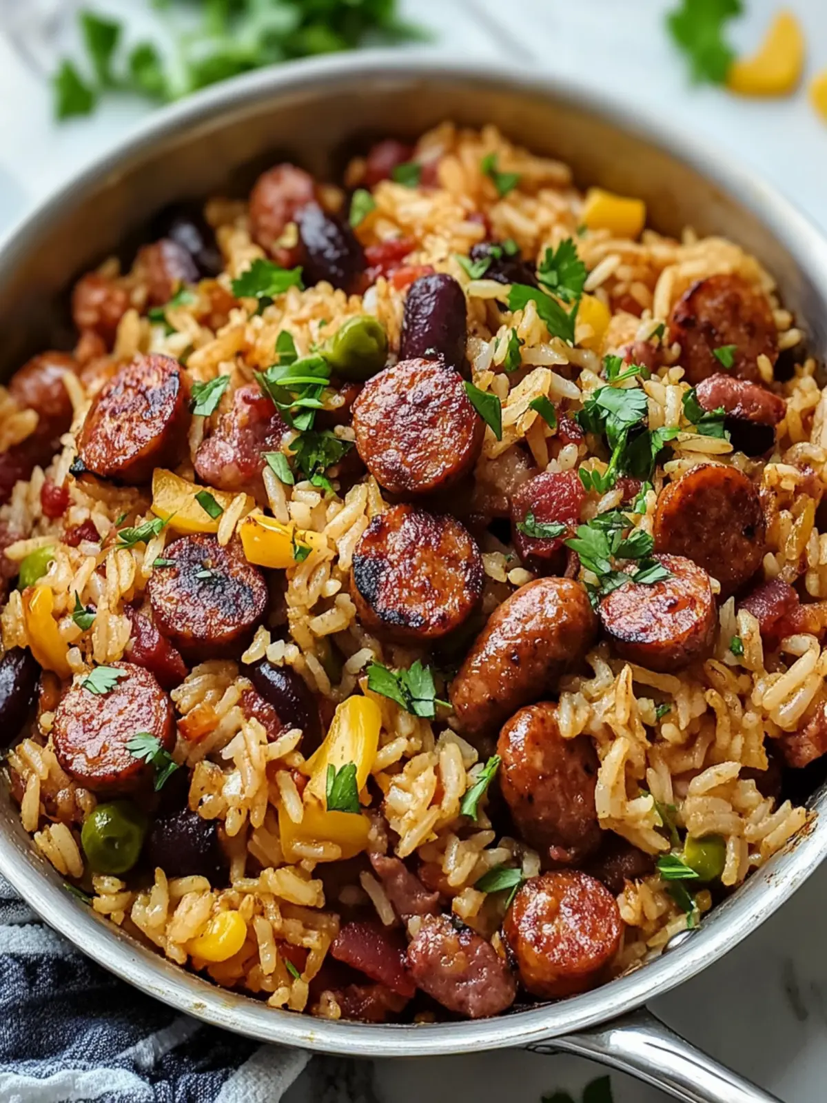 One-Pot Sausage and Rice Skillet for Effortless Weeknight Dinners 5 One-Pot Sausage and Rice Skillet