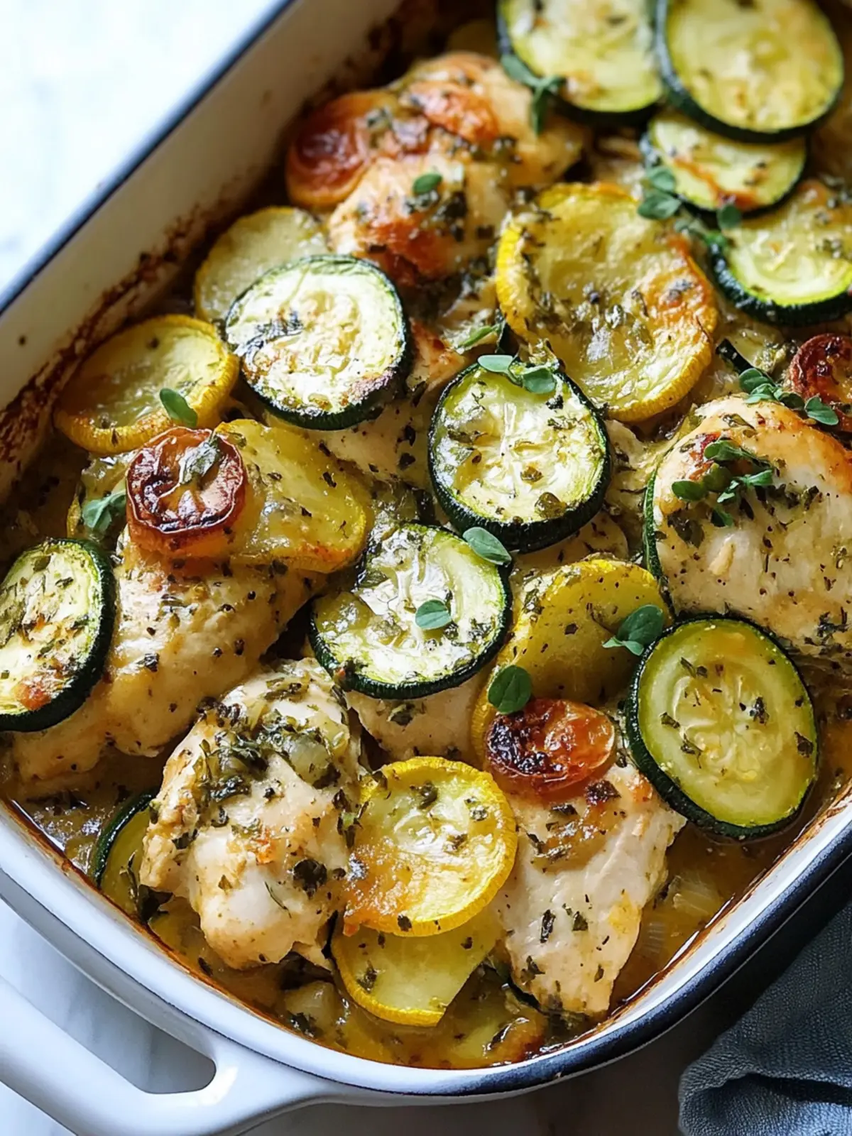 Savory Chicken Zucchini Bake: Quick, Healthy Dinner Delight 4 Chicken Zucchini Bake