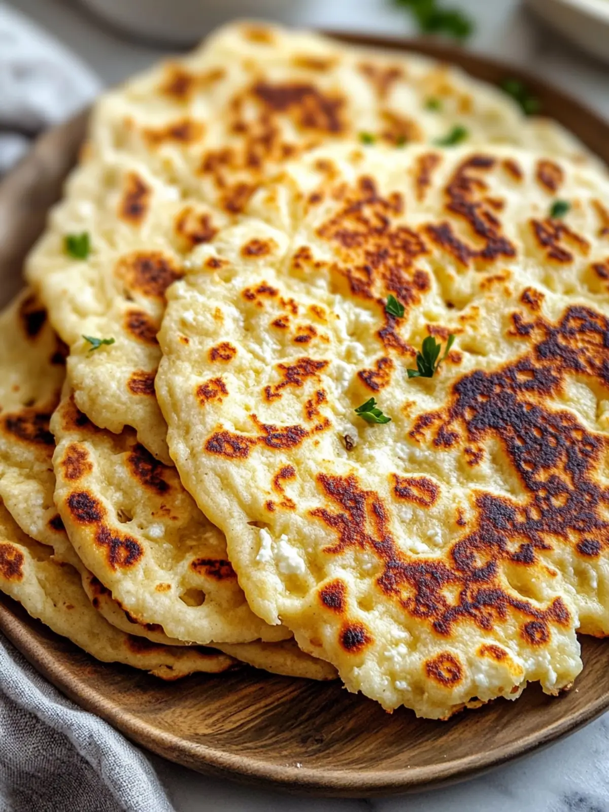 Delicious 5-Ingredient Cottage Cheese Flatbread You’ll Love 5 5-Ingredient Cottage Cheese Flatbread
