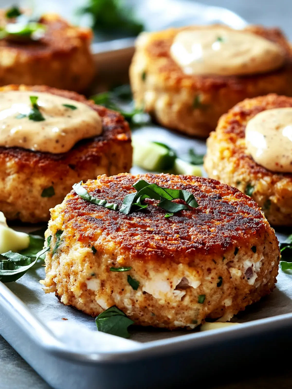 Delicious Chicken Cakes with Zesty Remoulade Sauce Bliss 2 Chicken Cakes with Remoulade Sauce