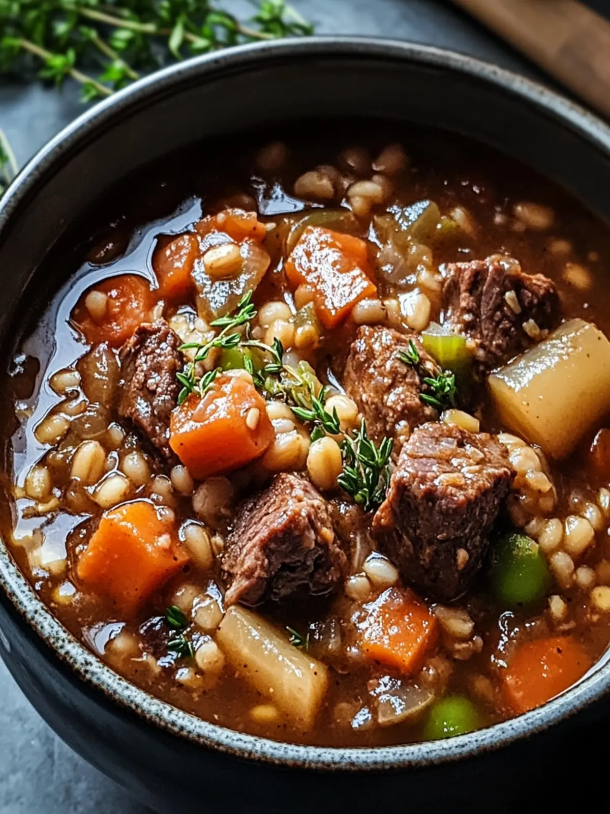 Hearty Guinness Beef Barley Stew for Cozy Nights In 3 Guinness Beef Barley Stew