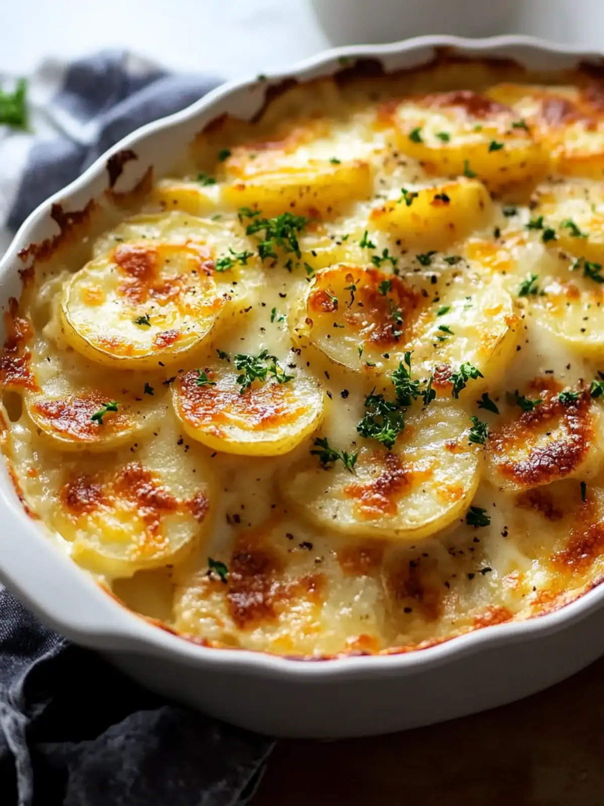 Cheesy Potatoes Au Gratin: Irresistibly Creamy Comfort Dish 3 Cheesy Potatoes Au Gratin