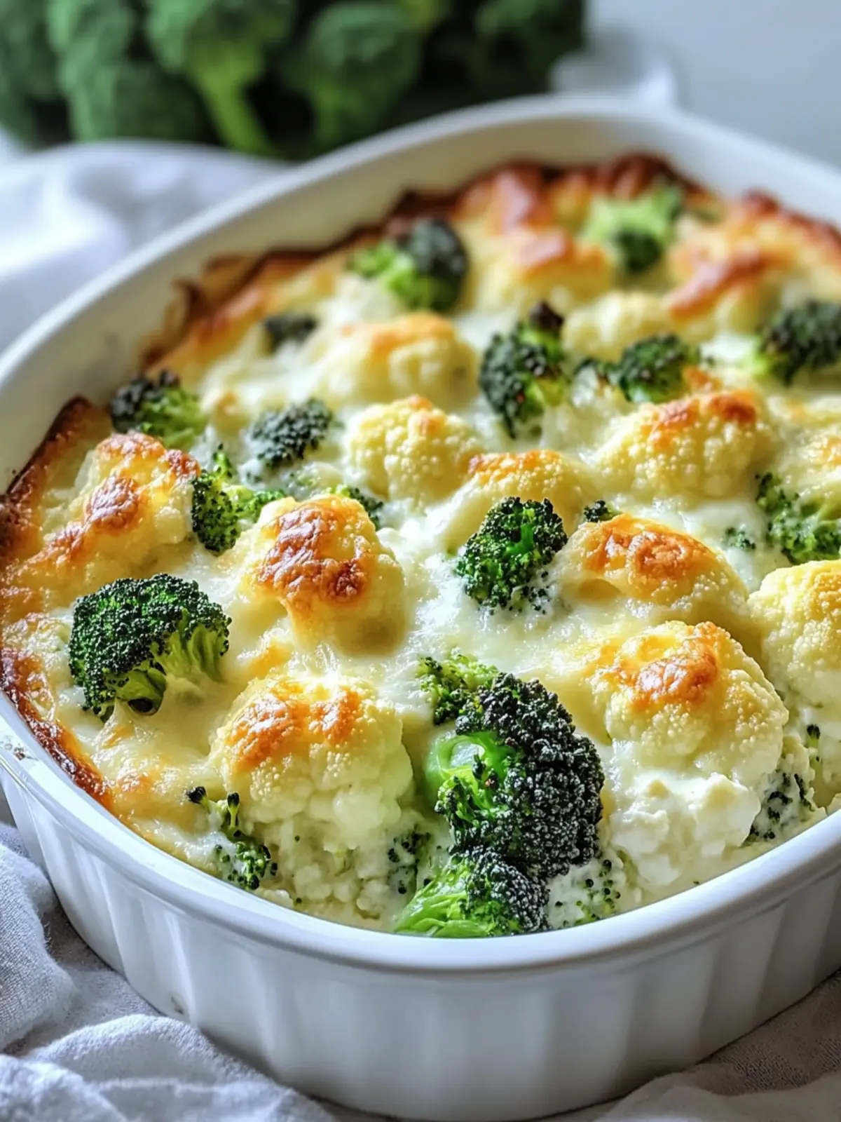 Savory Broccoli Cauliflower Cottage Cheese Bake for Cozy Nights 3 Broccoli Cauliflower Cottage Cheese Bake