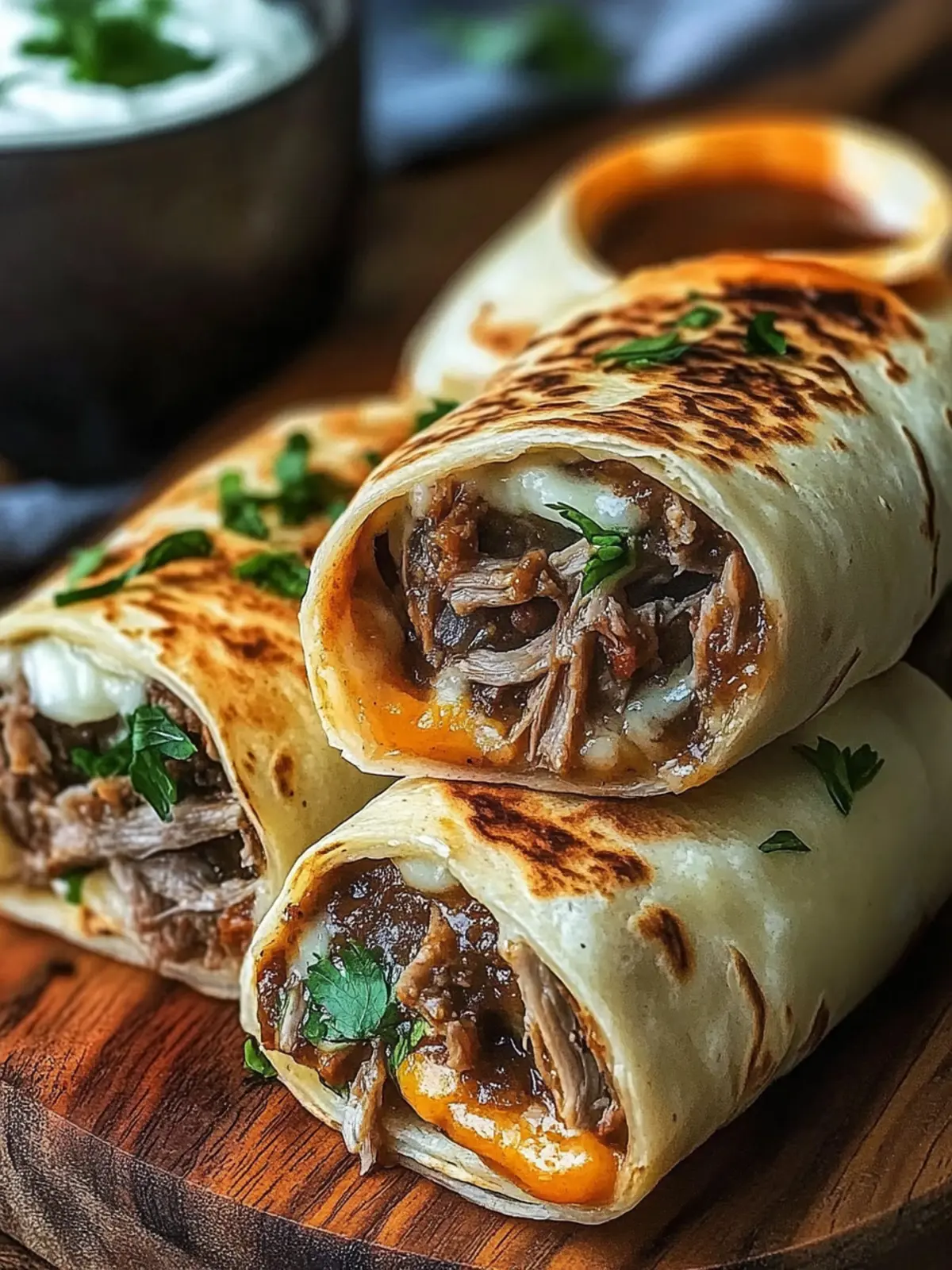 French Dip Tortilla Roll Ups for Quick Family Comfort Food 4 French Dip Tortilla Roll Ups