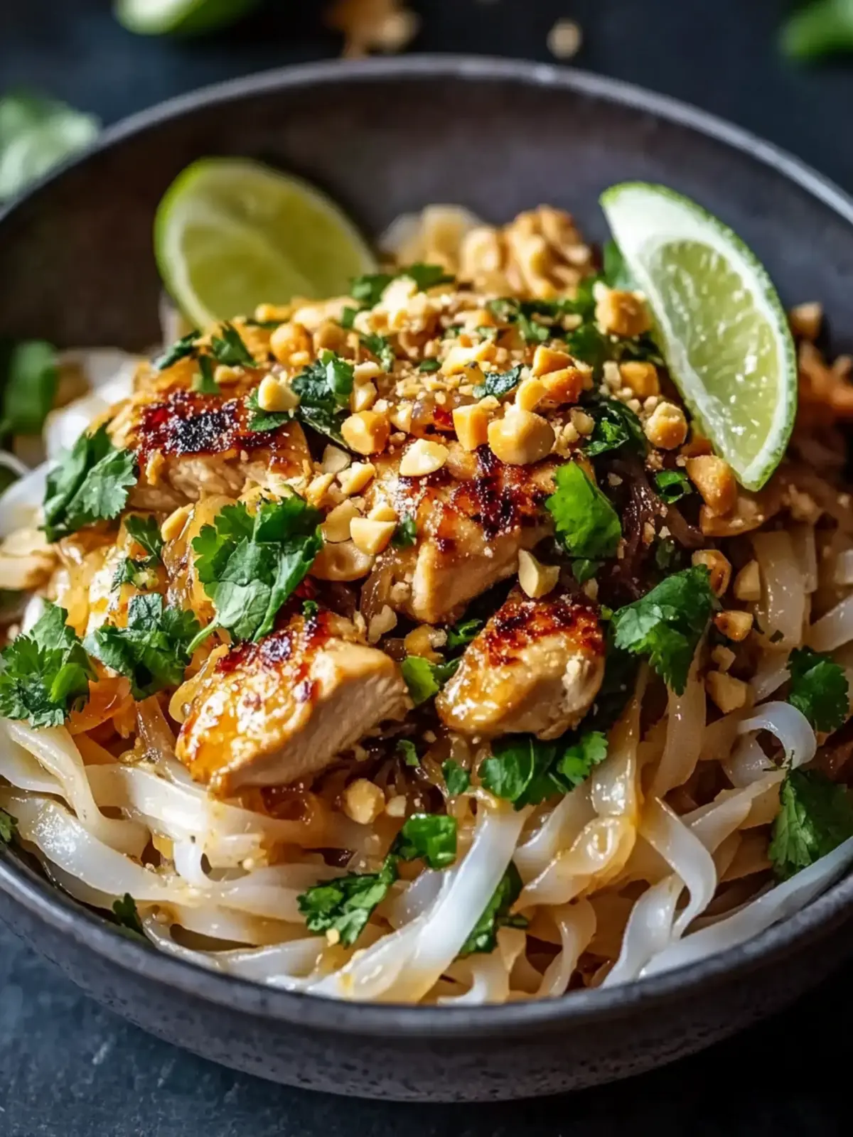 Delicious Chicken Pad Thai Ready in Just 30 Minutes! 4 Chicken Pad Thai