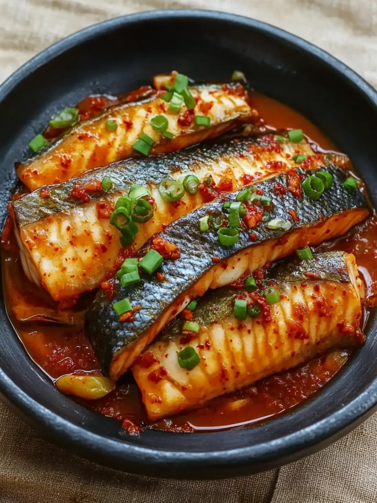 Korean Spicy Braised Mackerel Recipe for a Quick Dinner Treat 2 Korean Spicy Braised Mackerel Recipe