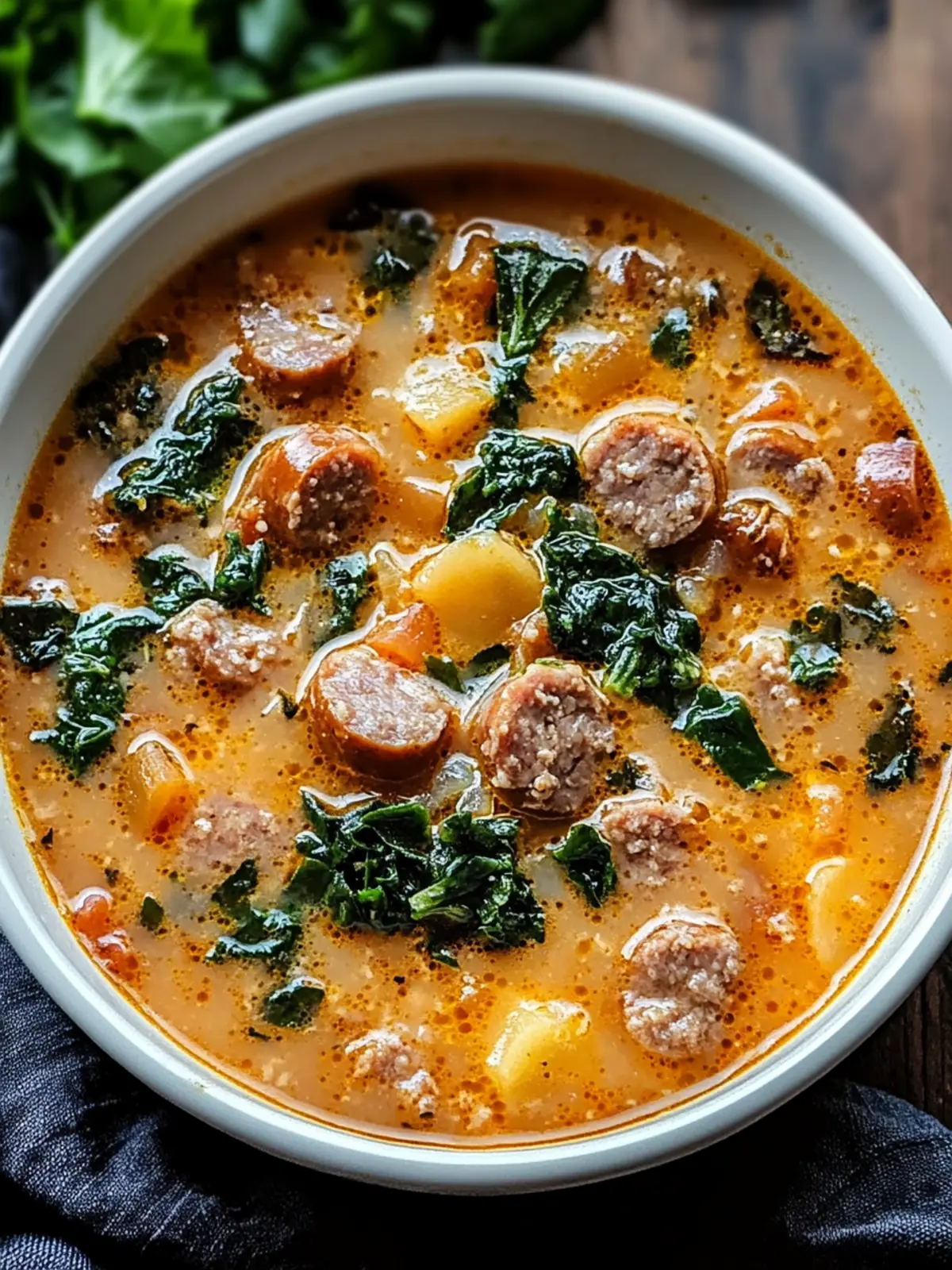 Ultimate Keto Tuscan Sausage Soup for Cozy Nights In 2 Ultimate Keto Tuscan Sausage Soup