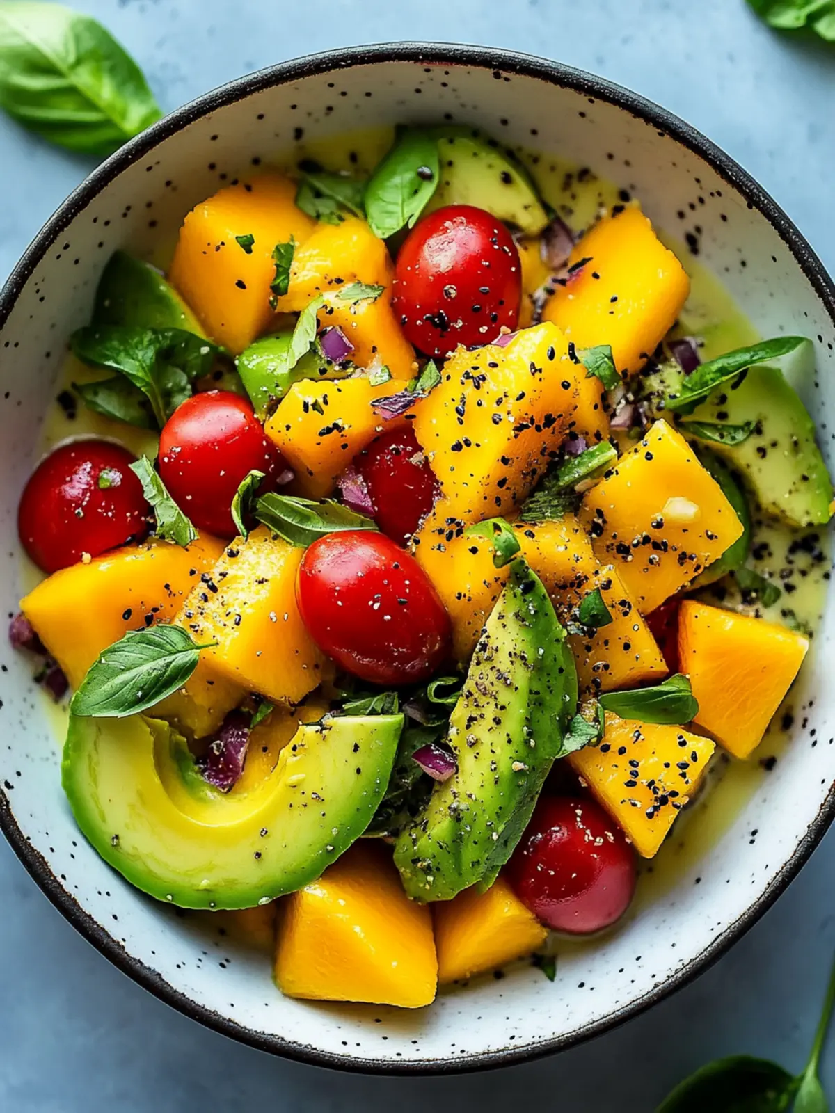 Zesty Avocado Mango Salad for a Refreshing Twist 3 Avocado Mango Salad