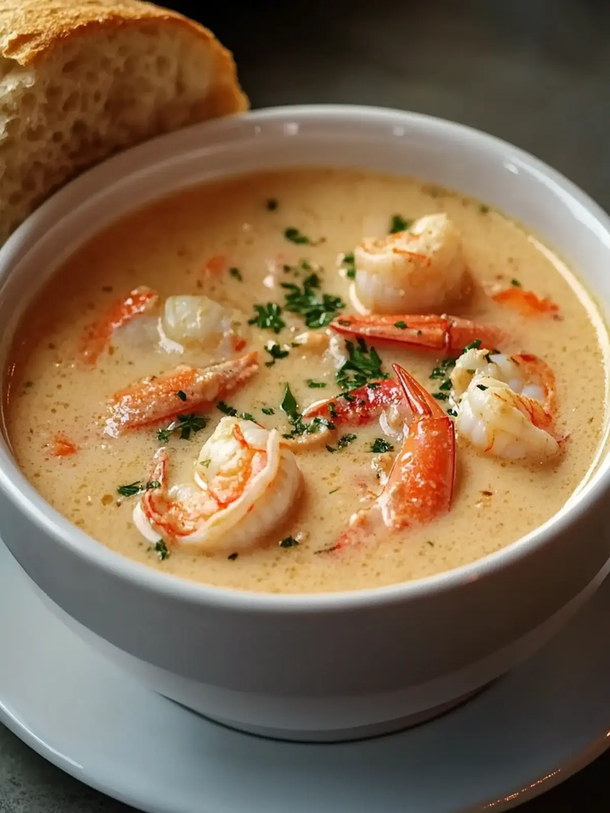 Indulge in Rich Crab and Shrimp Seafood Bisque Bliss 3 Crab and Shrimp Seafood Bisque