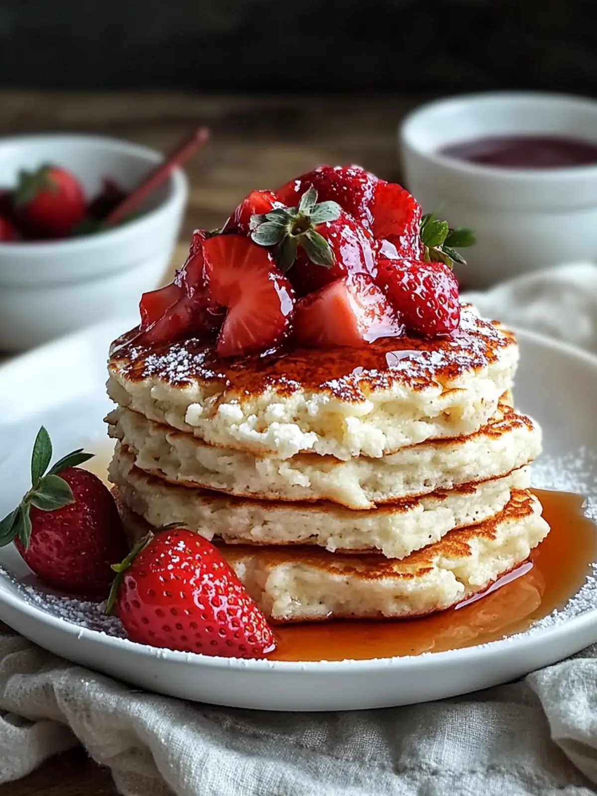 Cottage Cheese Pancakes Strawberry Bliss for a Healthy Start 5 Cottage Cheese Pancakes Strawberry