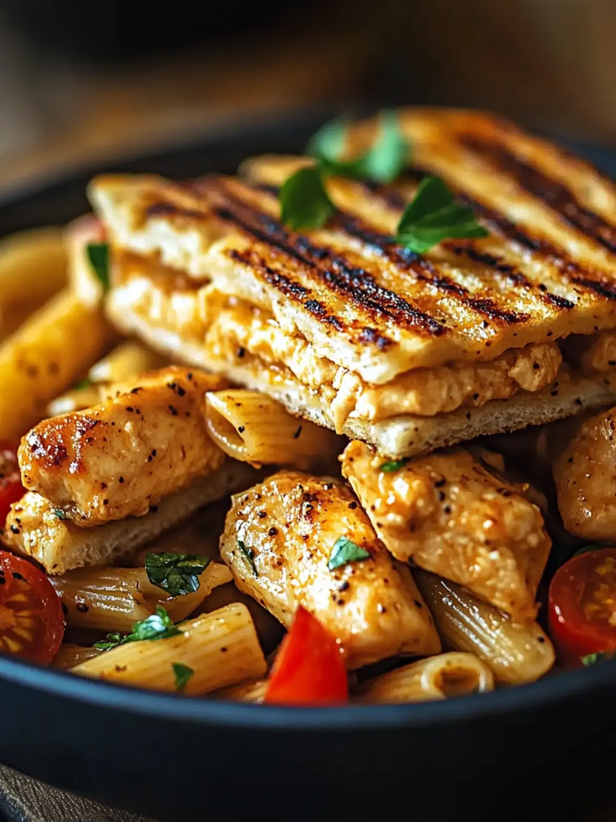 Honey Pepper Chicken Panini Pasta: Sweet, Spicy, Comfort Food Delight 4 Honey Pepper Chicken Panini Pasta