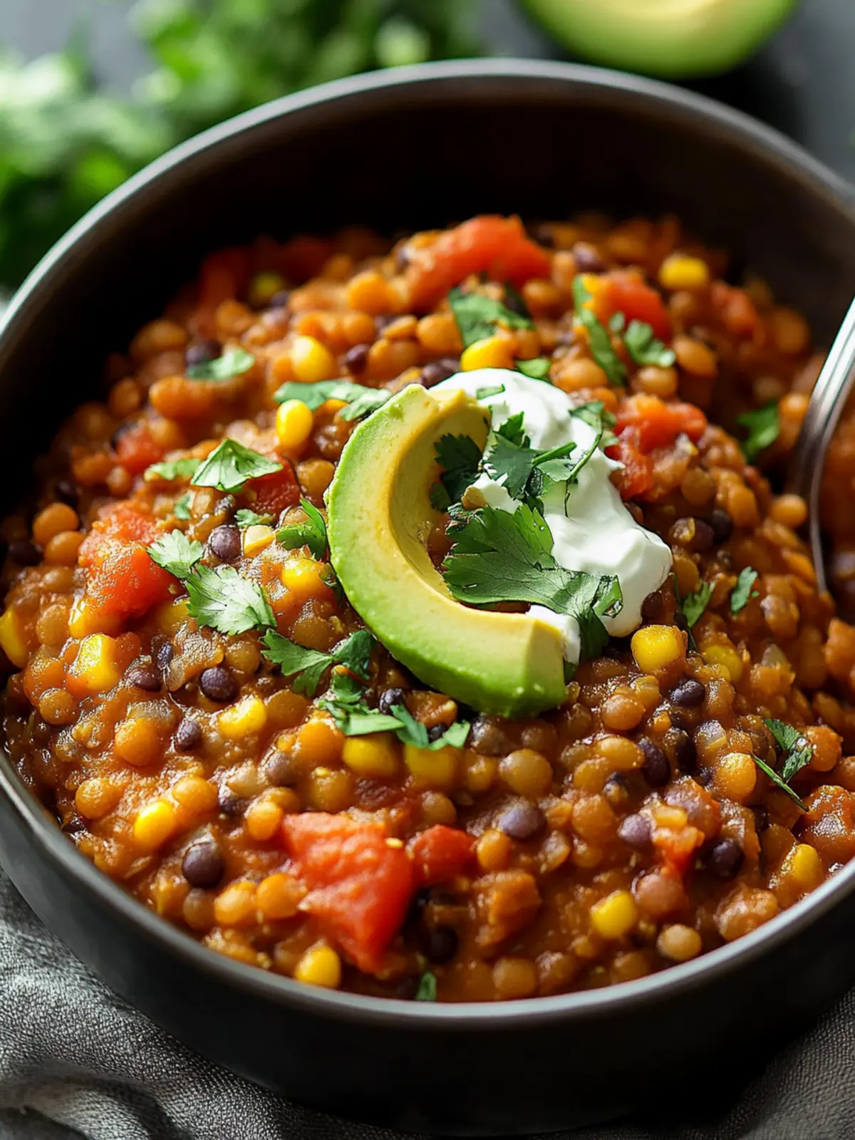 Hearty Vegetarian Mexican Lentils You’ll Crave for Dinner 2 Vegetarian Mexican Lentils