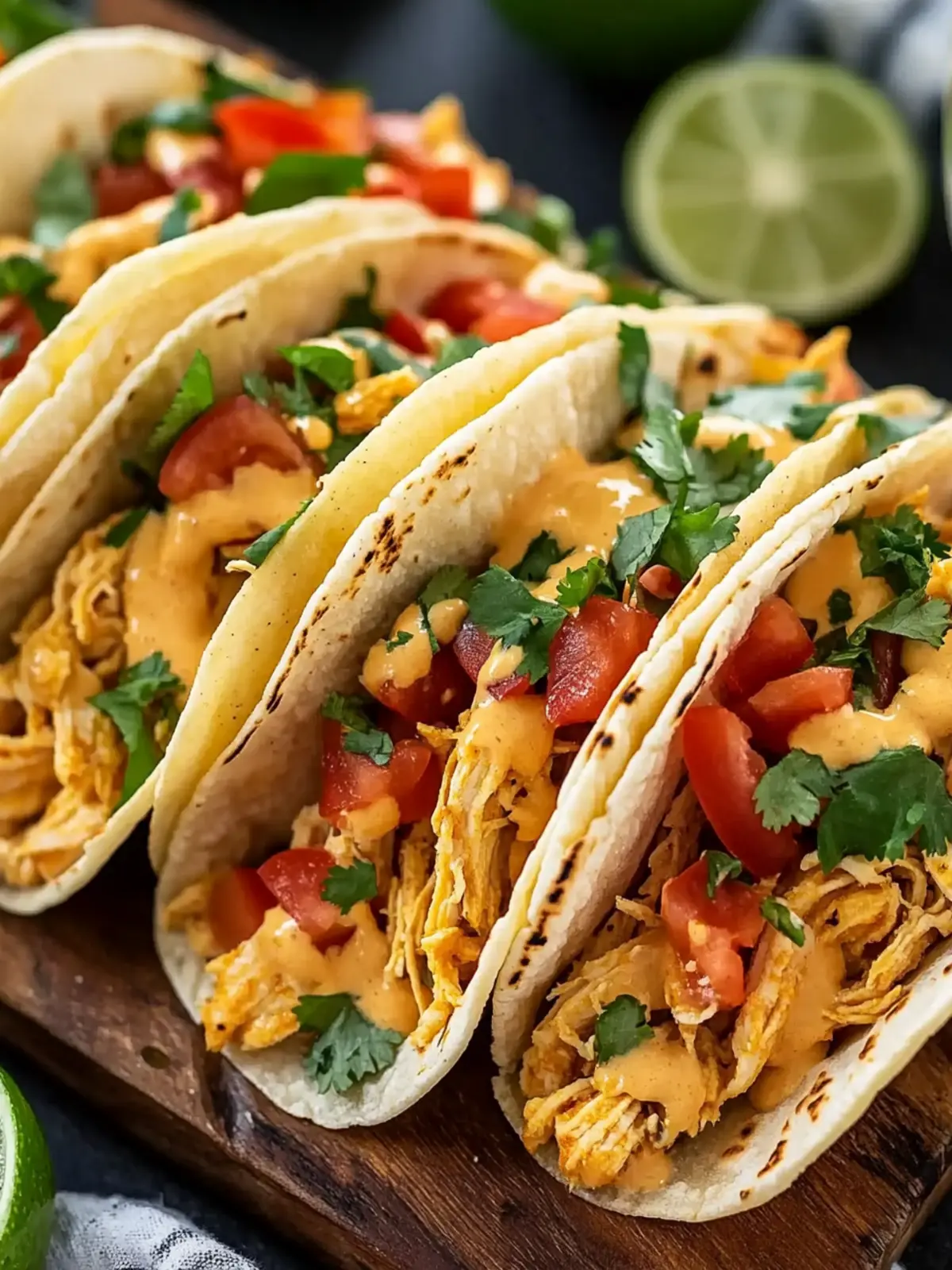 Savory Slow Cooker Queso Chicken Tacos for Effortless Feasts 4 Slow Cooker Queso Chicken Tacos