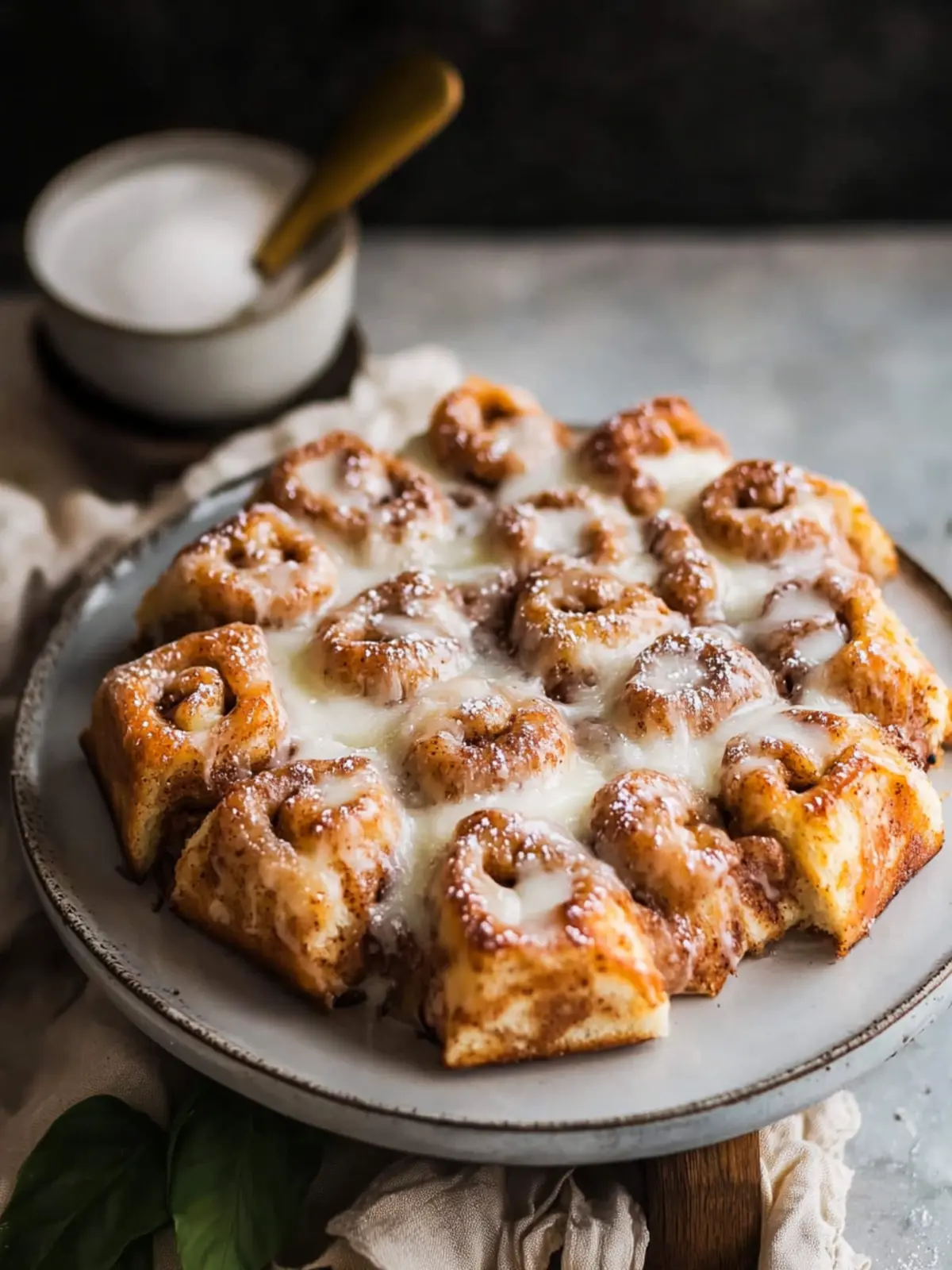 Fluffy Cinnamon Roll Focaccia with Creamy Icing Bliss 3 Cinnamon Roll Focaccia