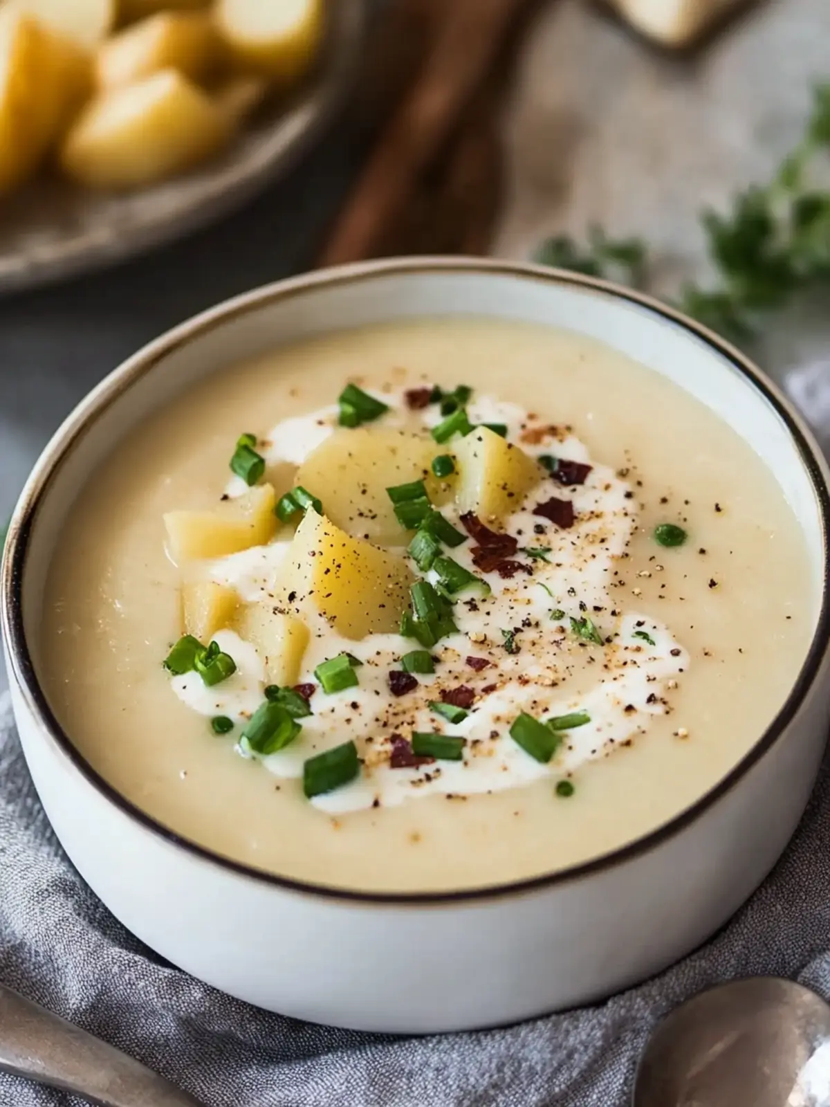 Irresistibly Creamy Potato Soup You’ll Crave Again and Again 2 Creamy Potato Soup