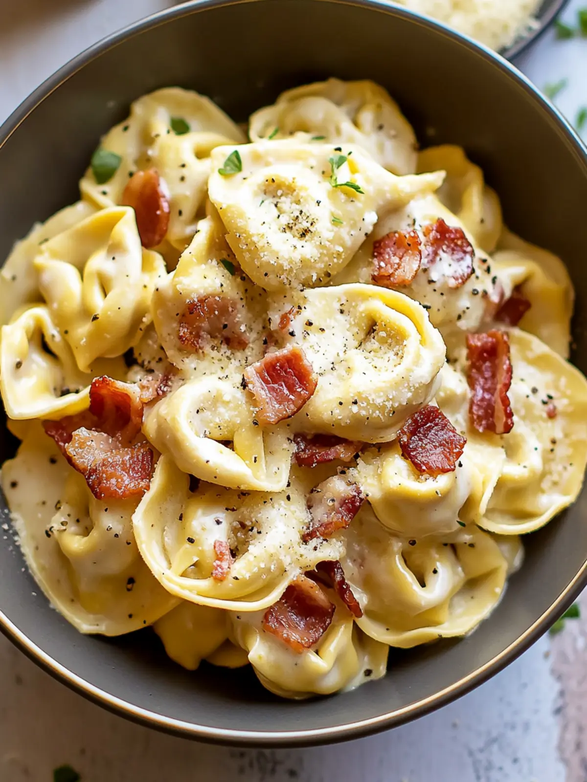 Creamy Bacon Cream Cheese Tortellini Recipe for Cozy Nights 3 Bacon Cream Cheese Tortellini Recipe