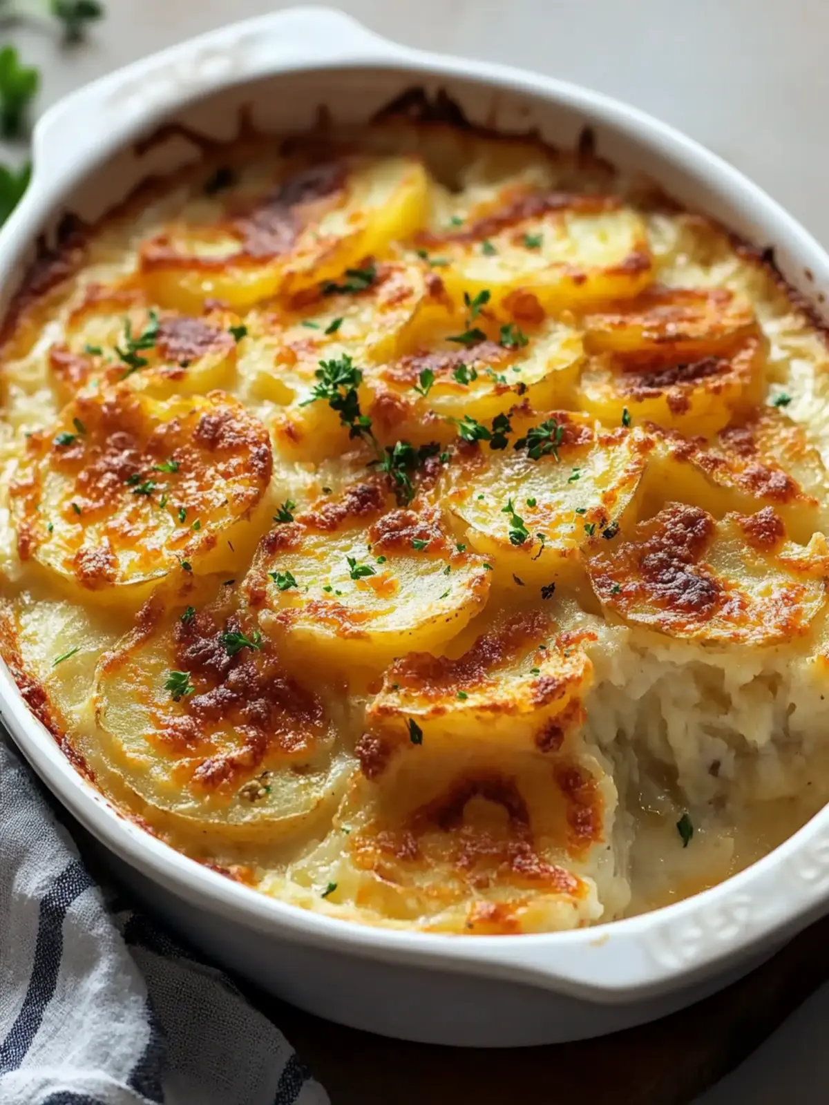 Cheesy Potatoes Au Gratin: Irresistibly Creamy Comfort Dish 4 Cheesy Potatoes Au Gratin