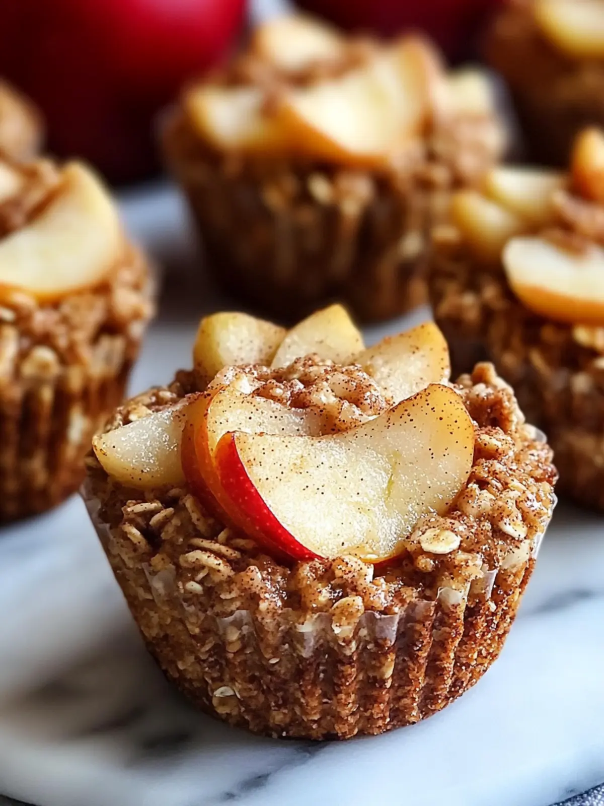 Baked Apple Cinnamon Oatmeal Cups for Effortless Mornings 4 Baked Apple Cinnamon Oatmeal Cups