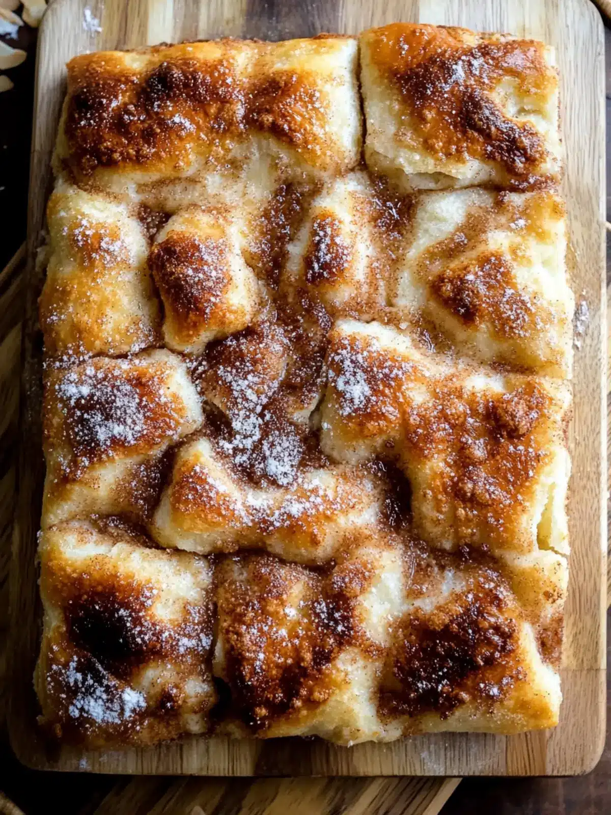 No-Knead Cinnamon Sugar Focaccia for Effortless Brunch Bliss 3 No-Knead Cinnamon Sugar Focaccia